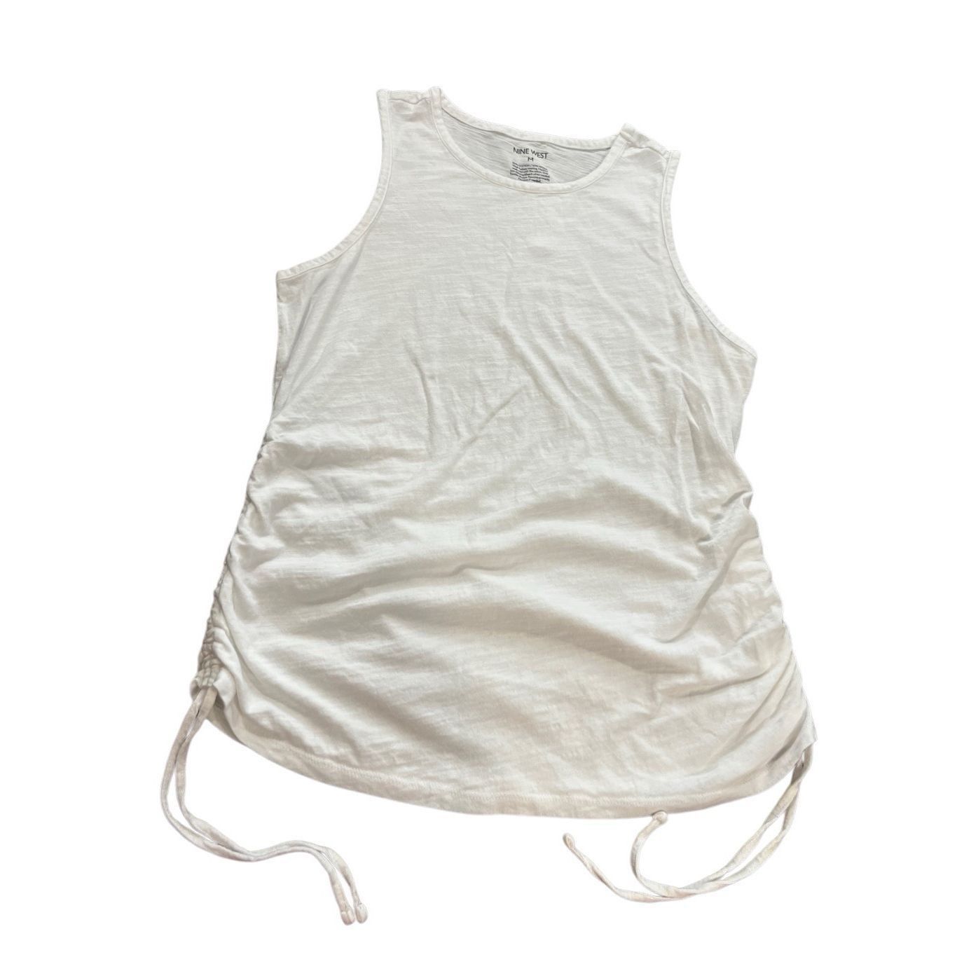 Nine West Nine West Ruched Side athletic T-shirt size M Size M / US 6-8 / IT 42-44 - 1 Thumbnail