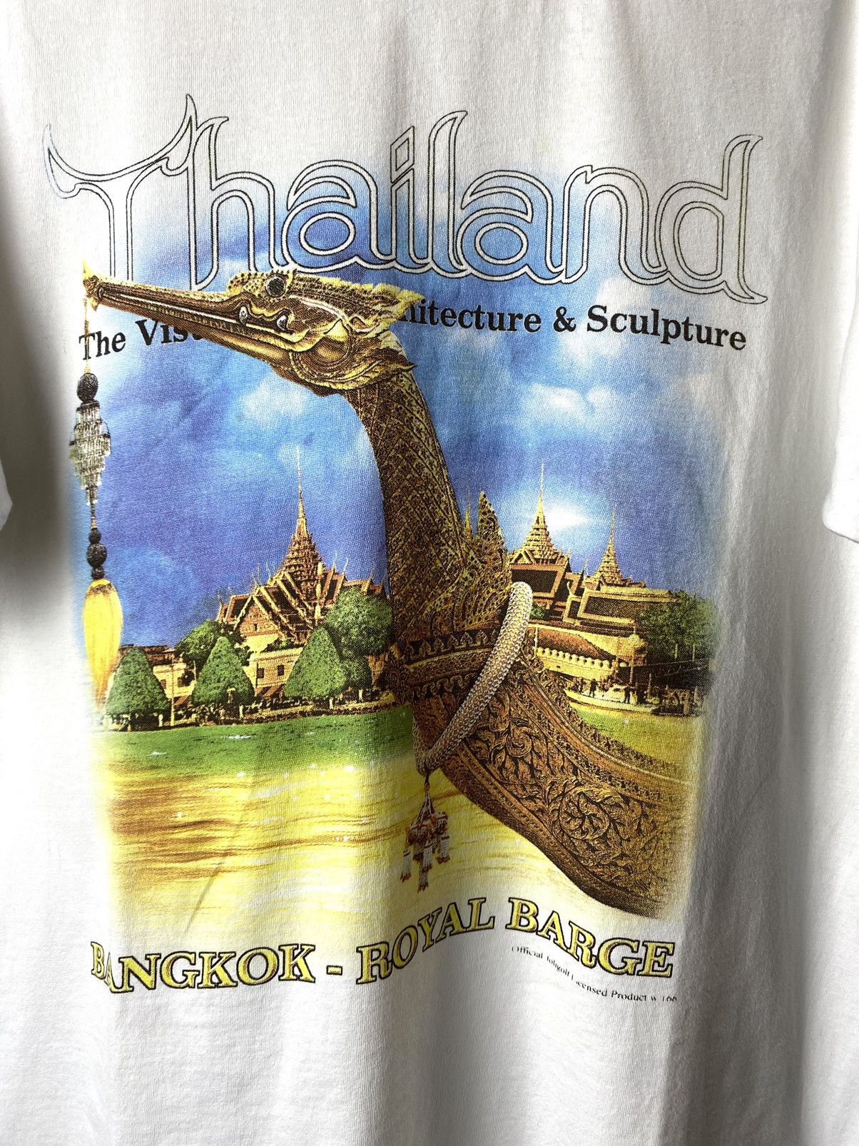 Band Tees 1990’s Vintage Thailand Bangkok Gold Dragon Art T Shirt Size US L / EU 52-54 / 3 - 2 Thumbnail