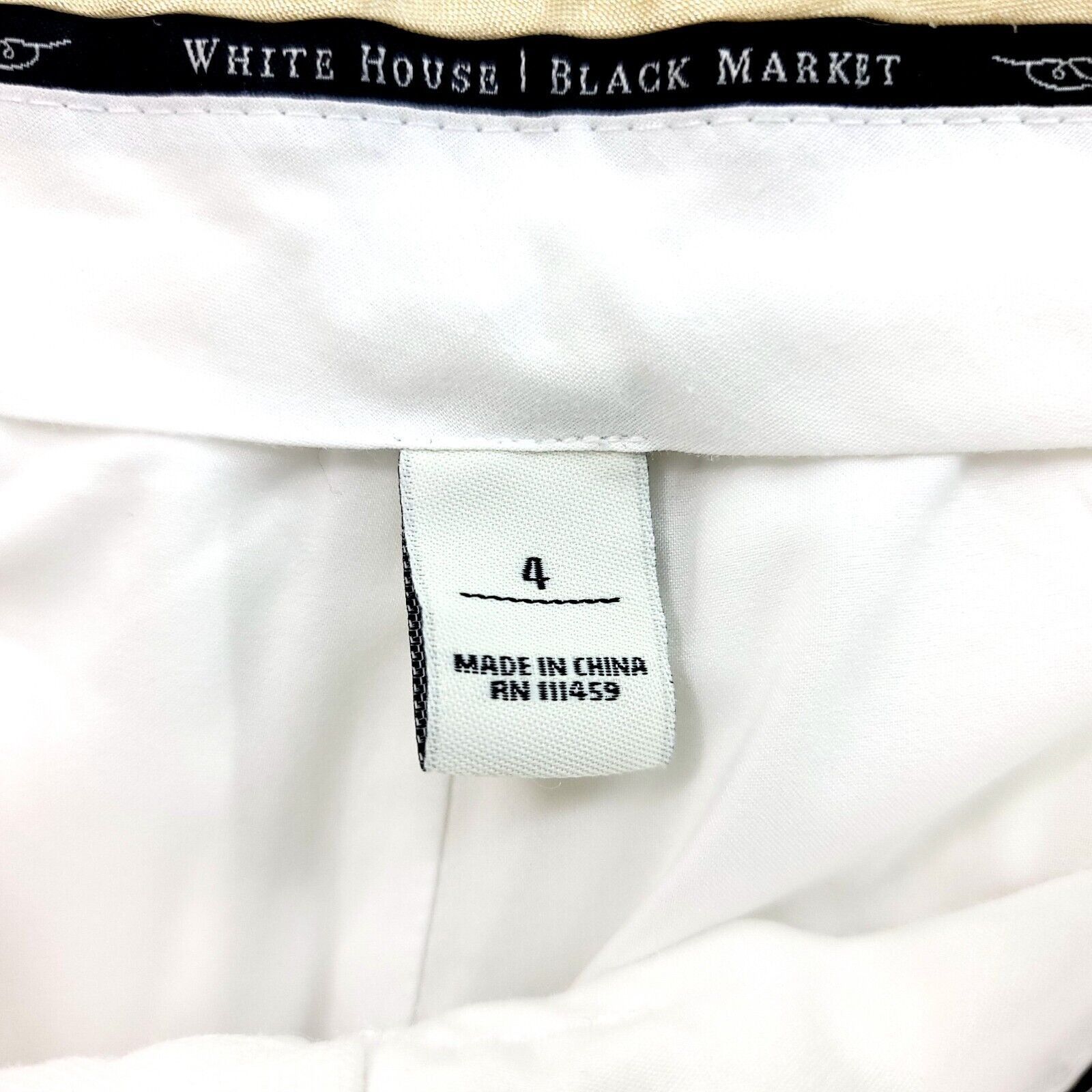 White House Black Market White House Black Market White Denim Mid Rise Size 4 Jean Sh Size 27" / US 4 / IT 40 - 7 Thumbnail
