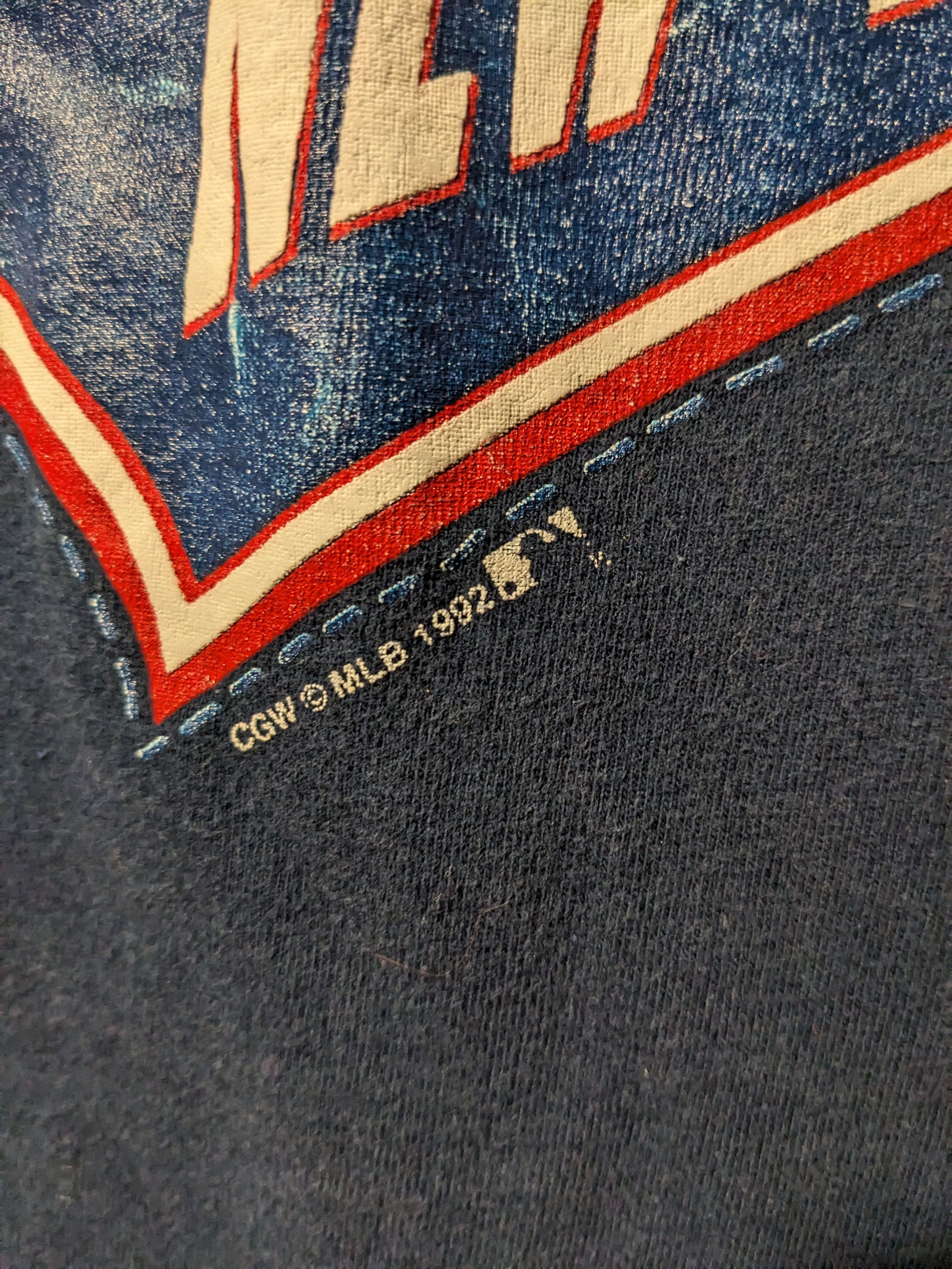 MLB × Vintage Vintage 1992 New York Yankees Spell Out Logo MLB T-Shirt Size US M / EU 48-50 / 2 - 3 Thumbnail