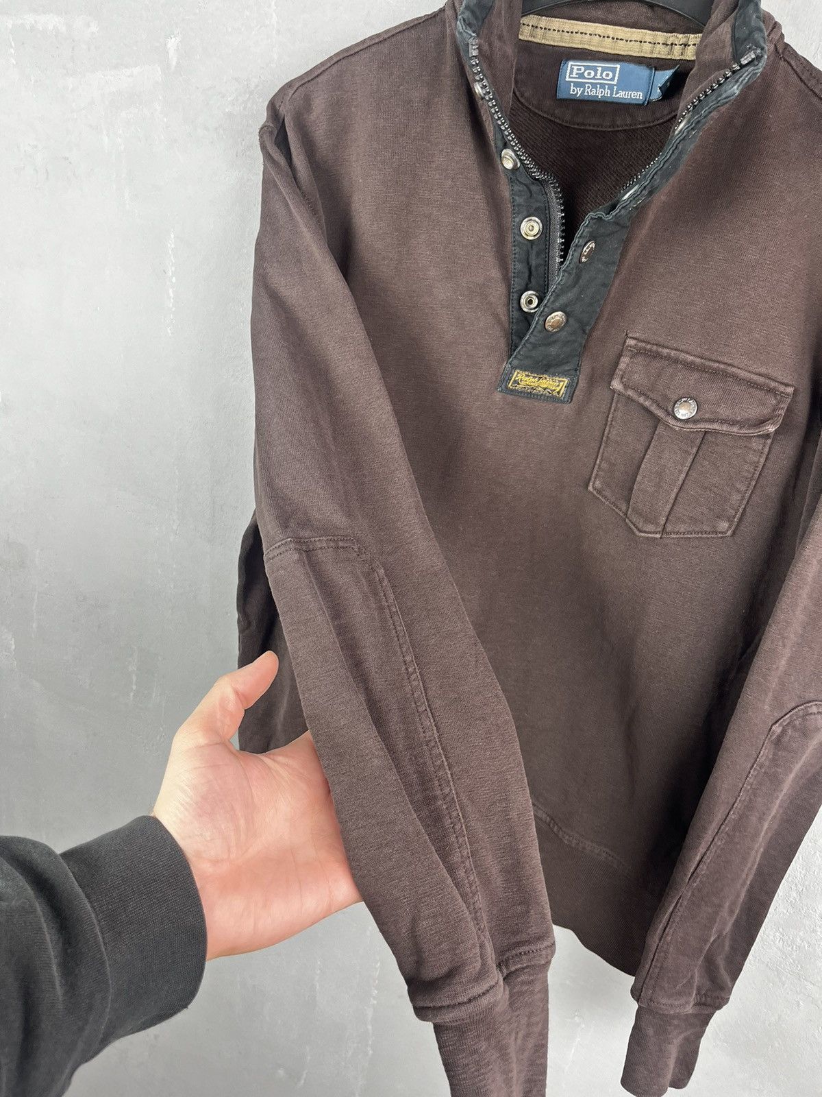Polo Ralph Lauren × Ralph Lauren × Vintage POLO RALPH LAUREN HALF BUTTON & ZIPPER TALON ZIP Size US S / EU 44-46 / 1 - 8 Thumbnail