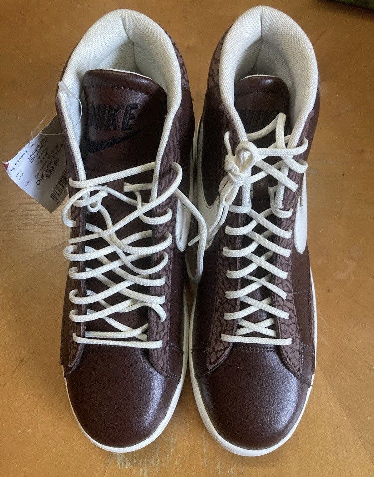 Nike Nike Lunar Blazer Hi 2013 Brown White 555029-200 Size 9 Size US 9 / EU 42 - 1 Thumbnail