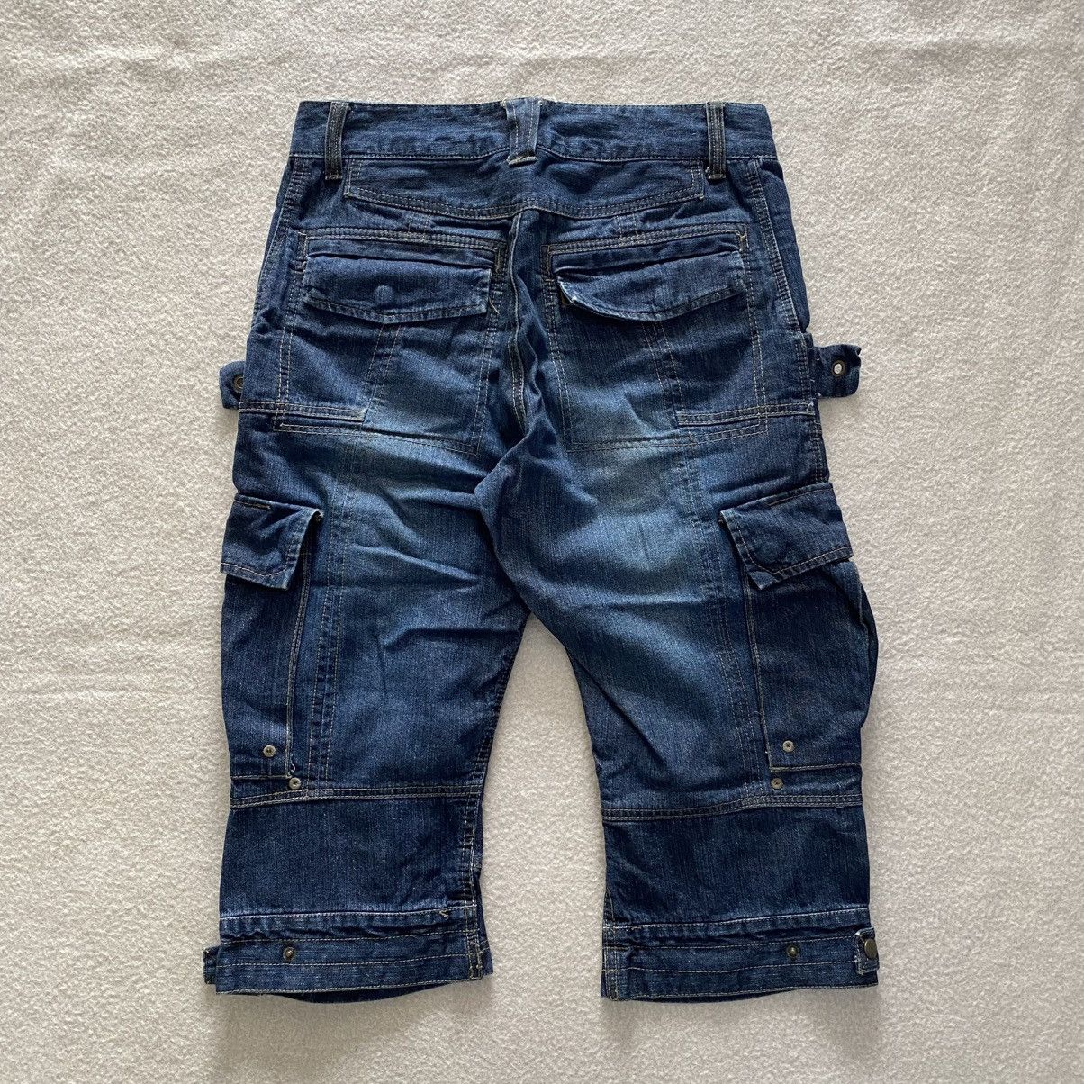 If Six Was Nine × Japanese Brand Vache Multi Pocket Jeans Short w31 Size US 31 - 4 Thumbnail