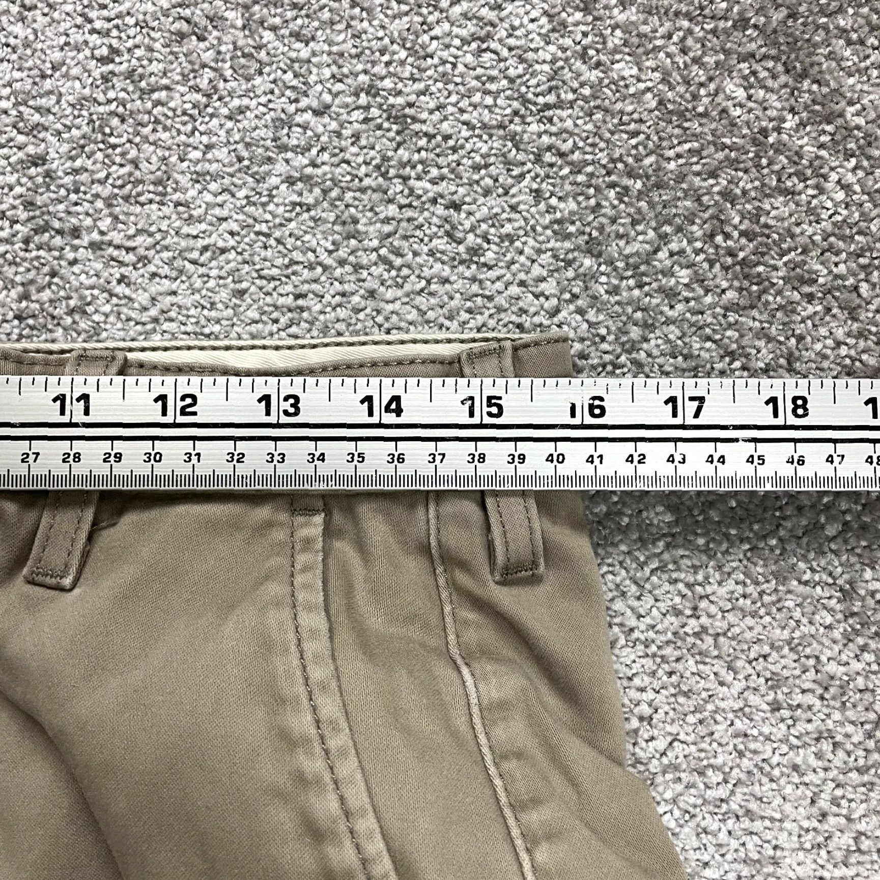 Lee Lee Chino / Khaki Pants Mens 30x32 Straight Tan Cotton Adult Slacks Casual Solid Size US 30 / EU 46 - 6 Thumbnail