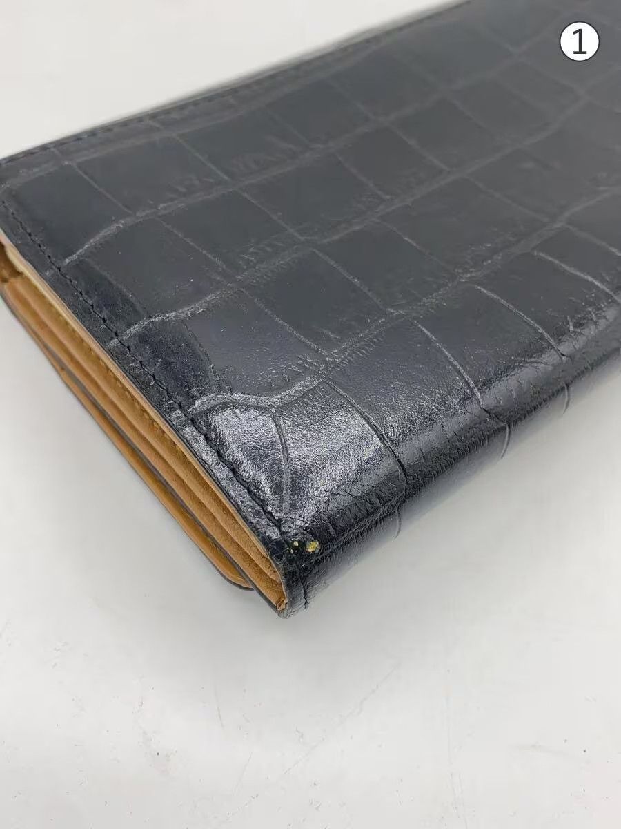 Vivienne Westwood Love Orb Crocodile Embossed Leather Wallet Size ONE SIZE - 3 Thumbnail
