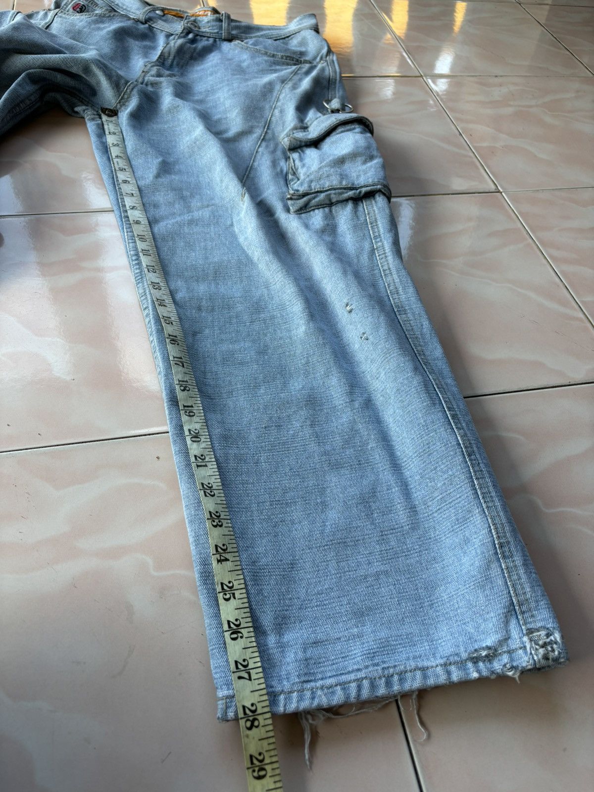 Japanese Brand Freaky Massive Bob Multipocket Baggy Denim Size US 30 / EU 46 - 10 Thumbnail