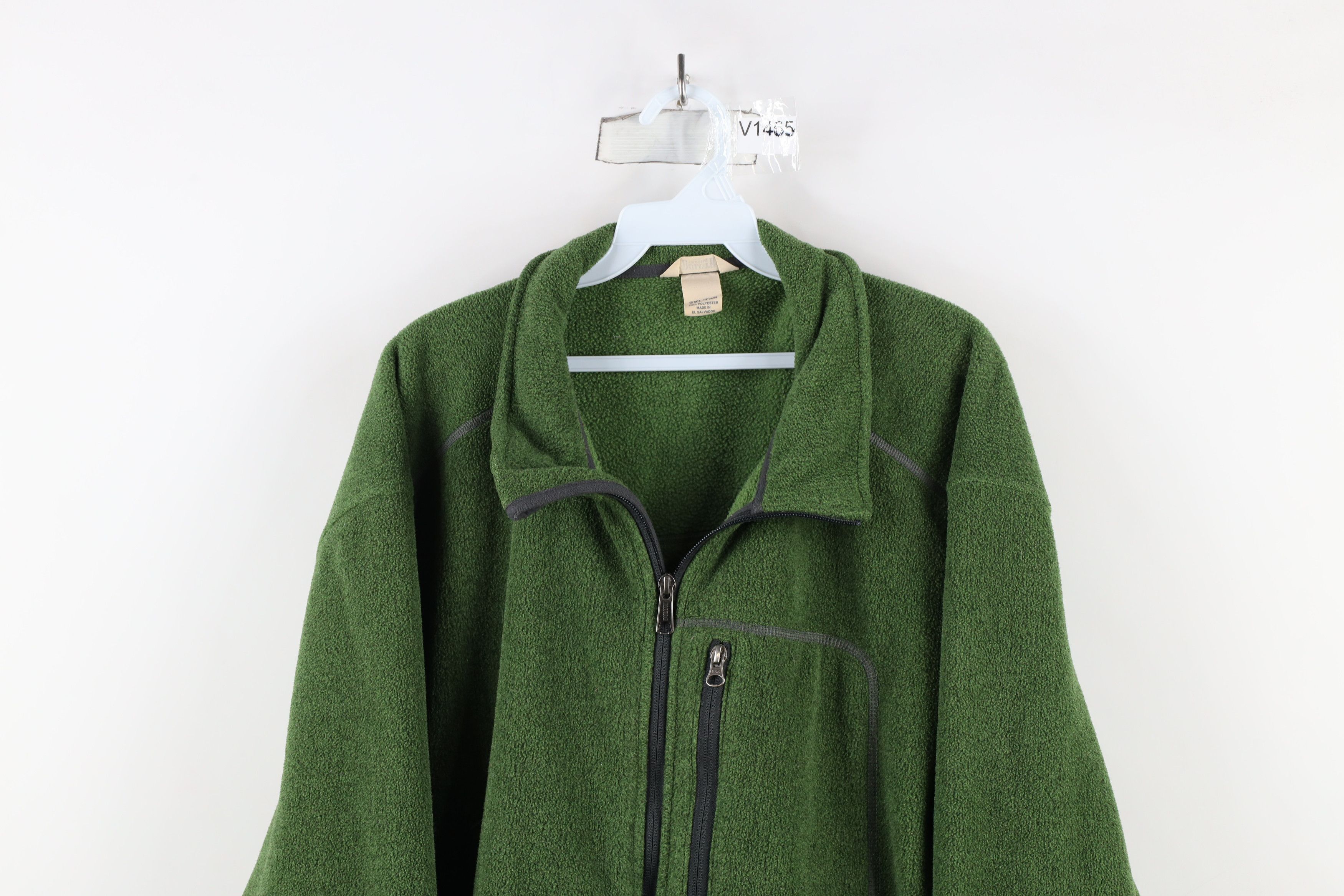 Duluth Trading Company × Vintage Duluth Trading Co Fleece Full Zip Sweater Jacket Green Size US XXL / EU 58 / 5 - 2 Thumbnail