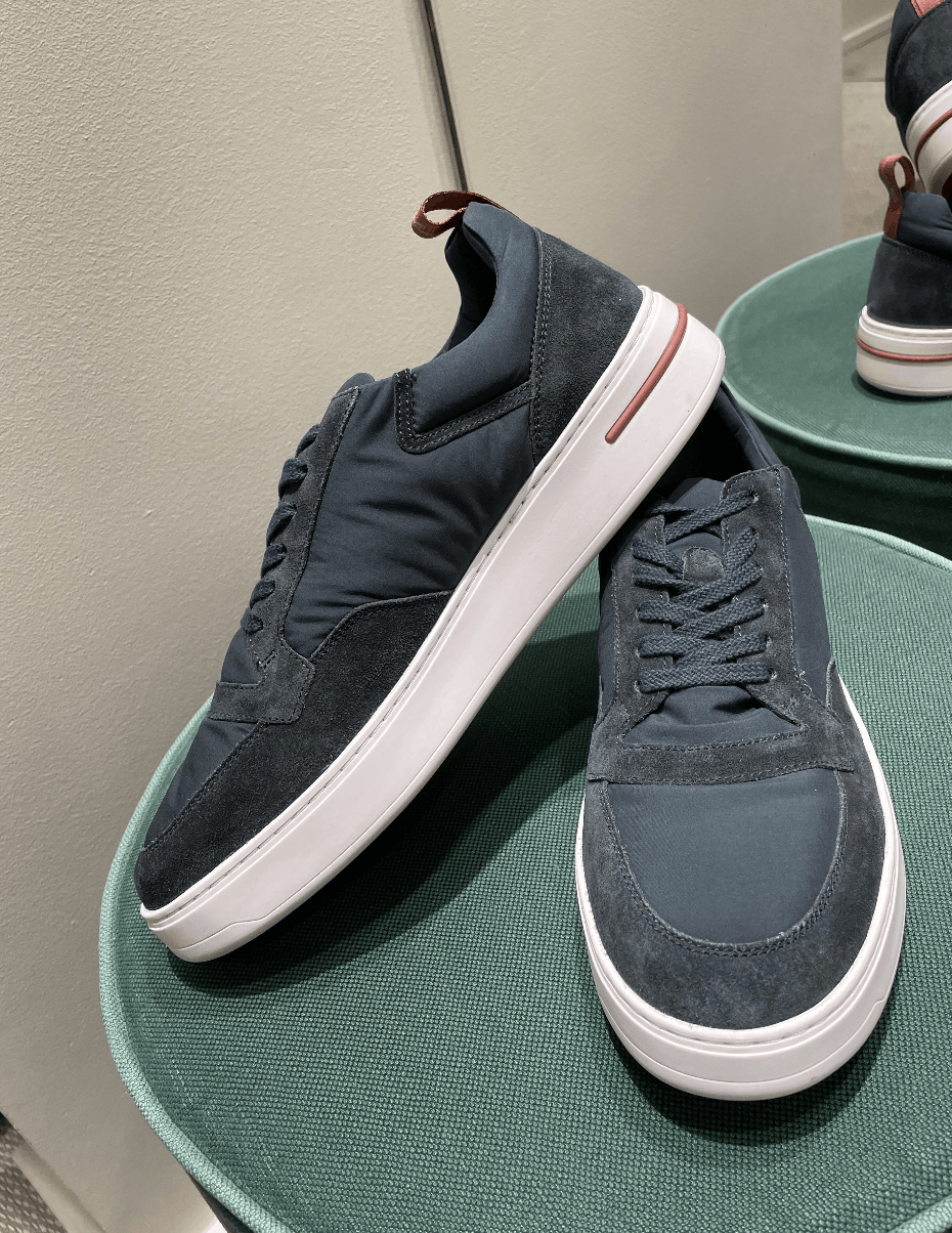 Loro Piana o1srvl11e0325 Newport Walk Sneakers in Brown Size US 9 / EU 42 - 1 Thumbnail