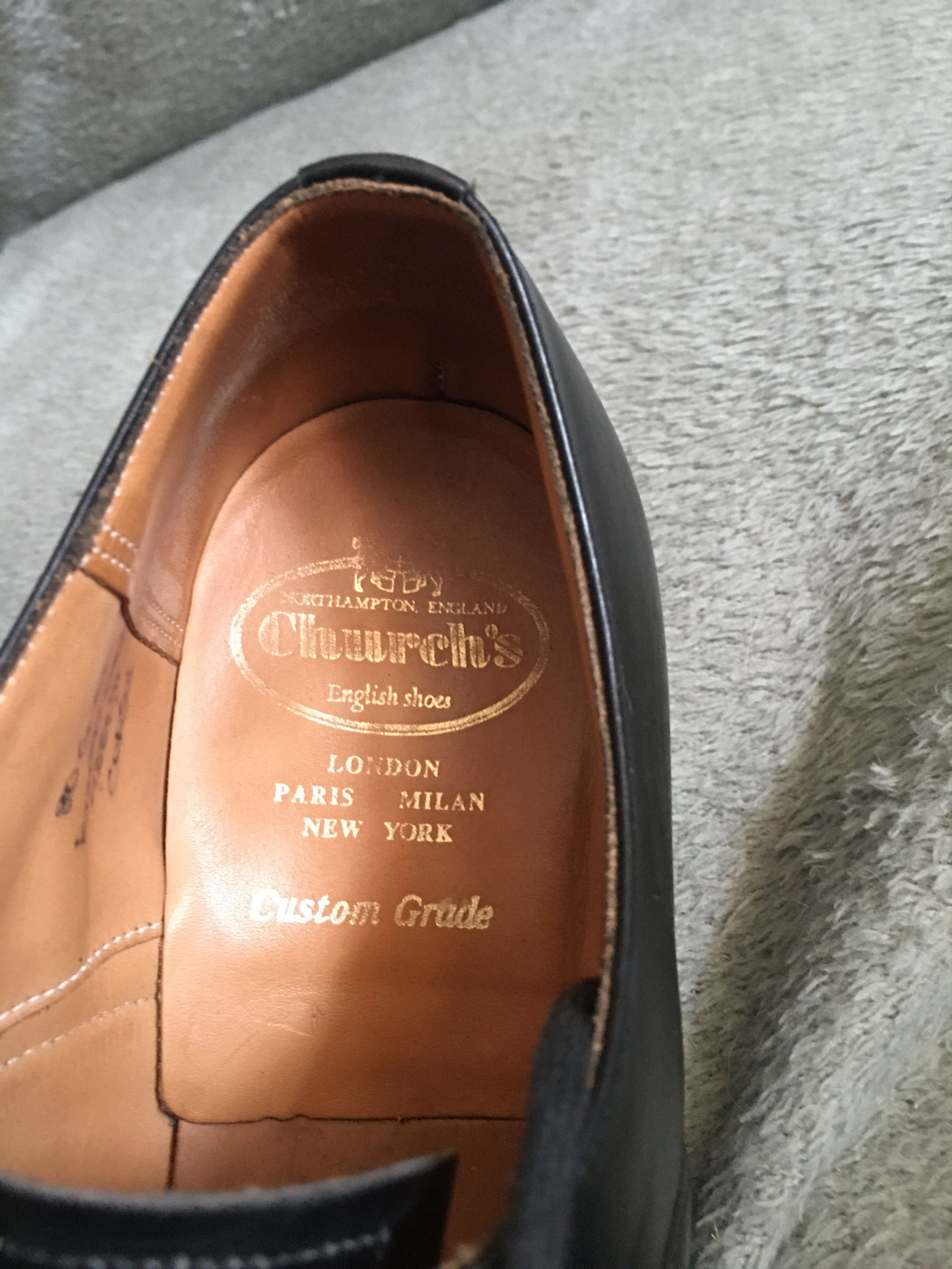 Church's Church’s Consul Custom Grade Leather Oxford Dress Shoes Size US 9 / EU 42 - 10 Thumbnail