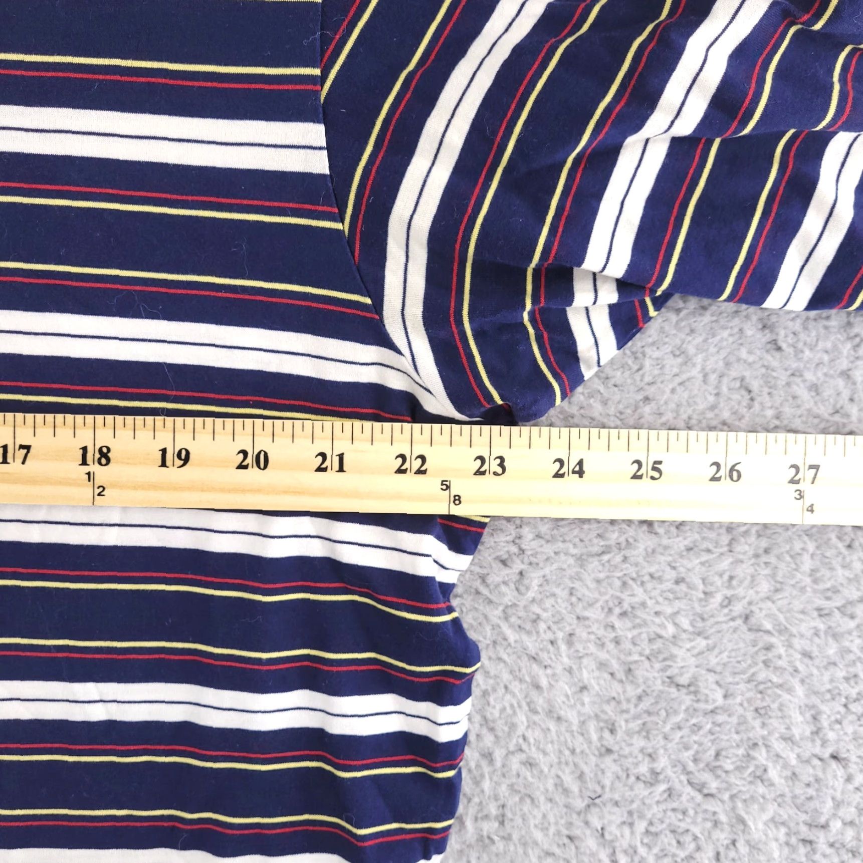 Vintage Polo Golf Polo Shirt Mens Large Striped Collared Short Sleeve Blue Pima Cotton Size US L / EU 52-54 / 3 - 6 Thumbnail