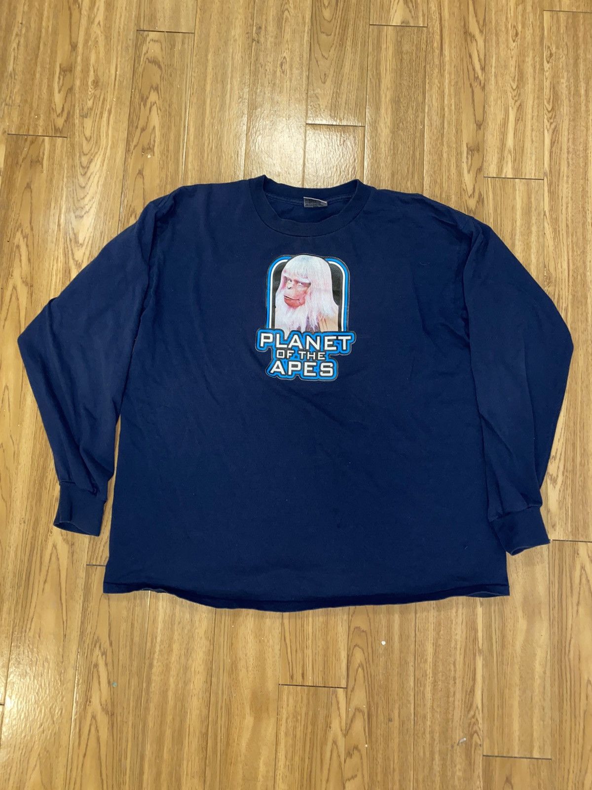 Vintage 90s Planet of the Apes movie promo shirt Size US M / EU 48-50 / 2 - 1 Thumbnail