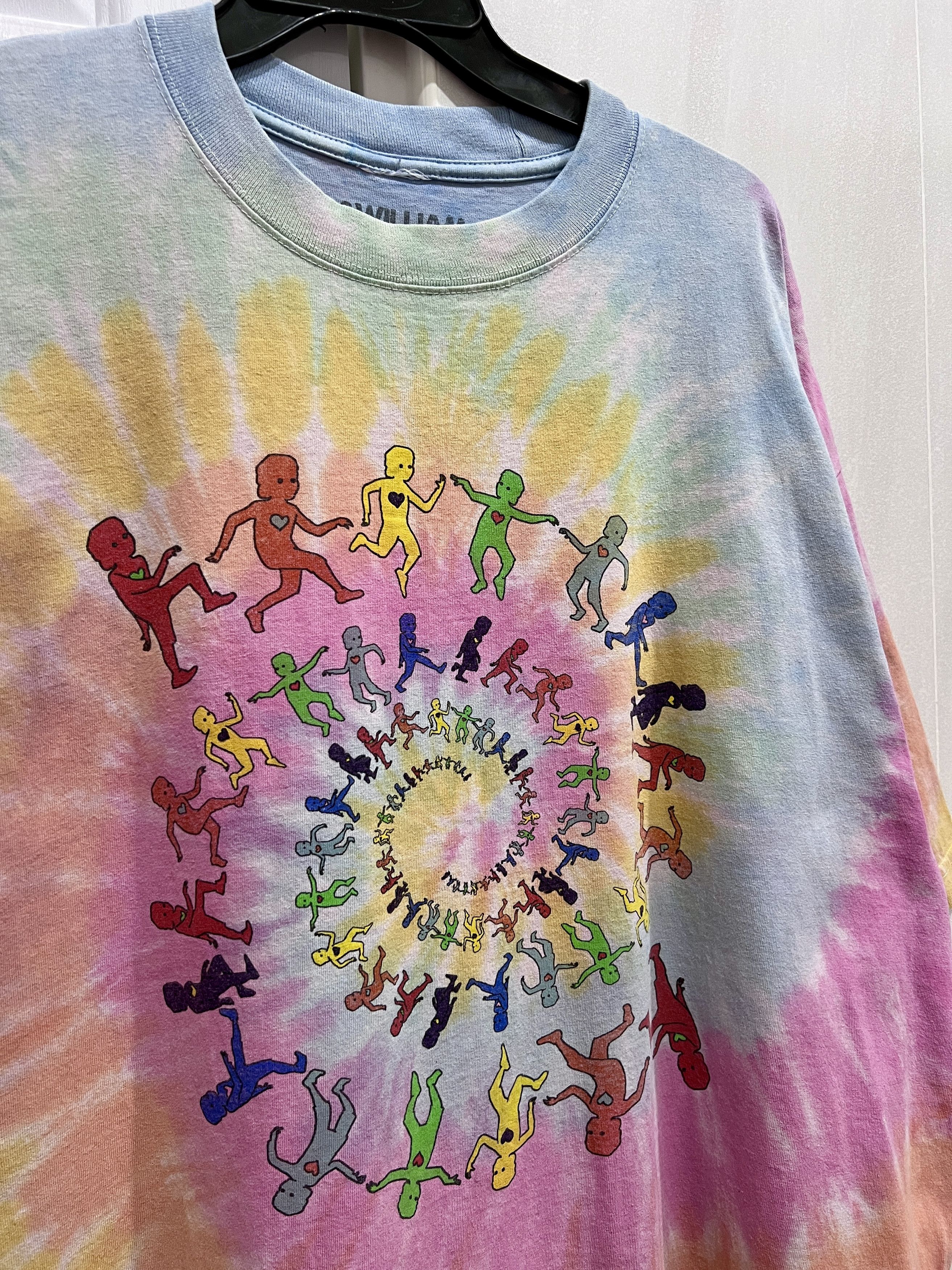 Other Dancing Spiral Tie Dye Tee 2XL Oversized Psychedelic Size US XXL / EU 58 / 5 - 1 Thumbnail
