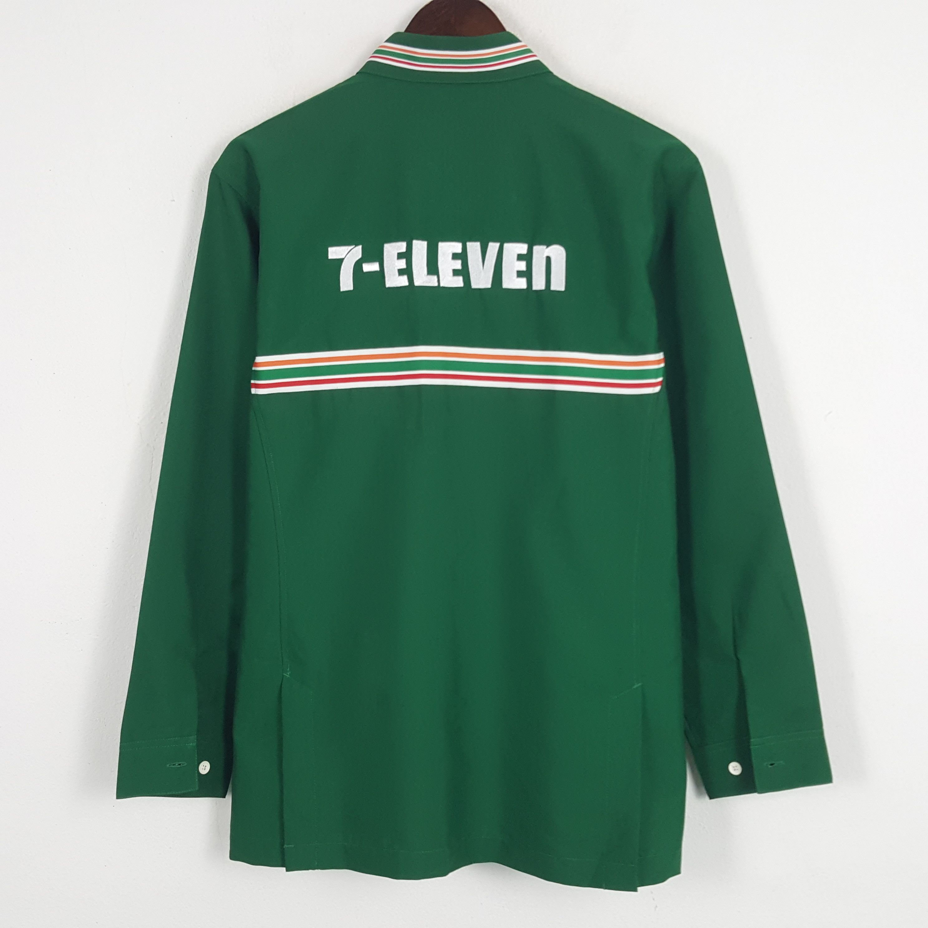 Japanese Brand × Vintage Vintage 7 Eleven Embroidery Logo Worker Ziper Jacket Size US M / EU 48-50 / 2 - 1 Thumbnail