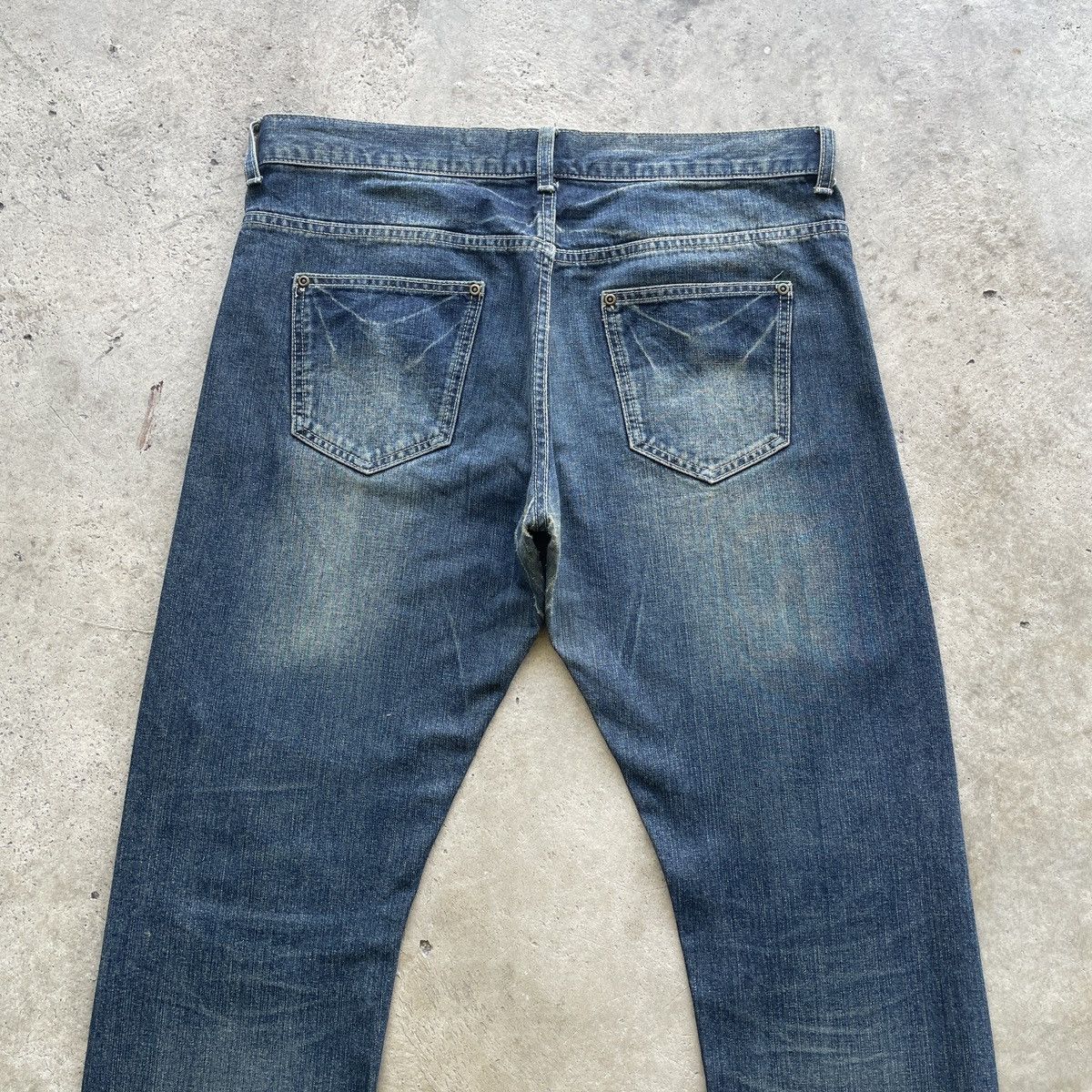 Japanese Brand W35x29.5 Vintage Japanese Jeans Faded Denim Pants Size US 35 - 8 Thumbnail