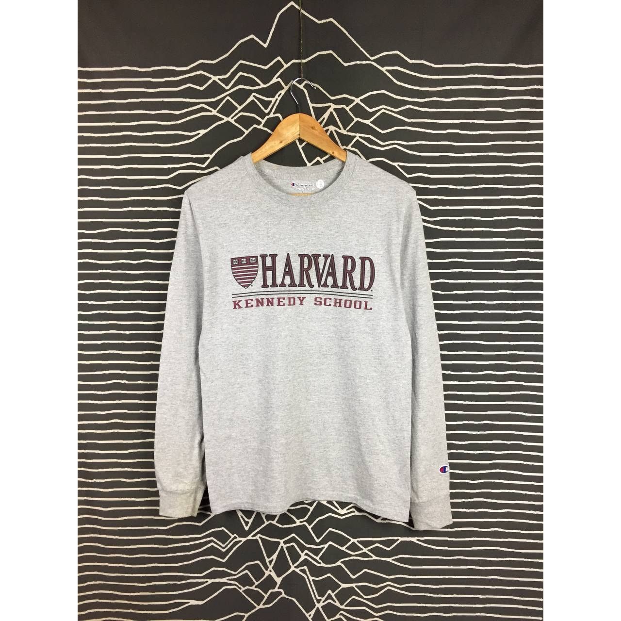 Champion Champion Authentic Harvard Kennedy School Long Sleeve Tee Size US S / EU 44-46 / 1 - 2 Thumbnail
