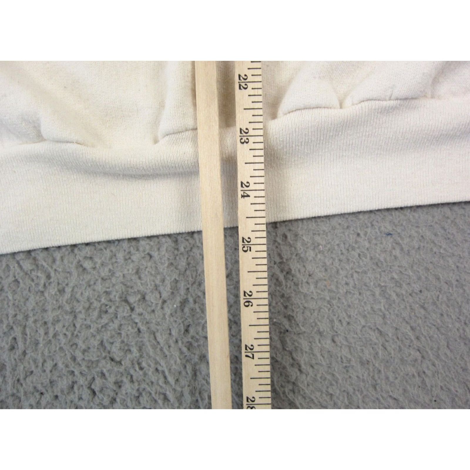 Hanes VINTAGE Hanes Sweatshirt Mens XL White Dogs I Love My French 80s 90s Pullover Crew Neck Long Sleeve Cotton Polyester Jersey Shirt Size US XL / EU 56 / 4 - 7 Thumbnail