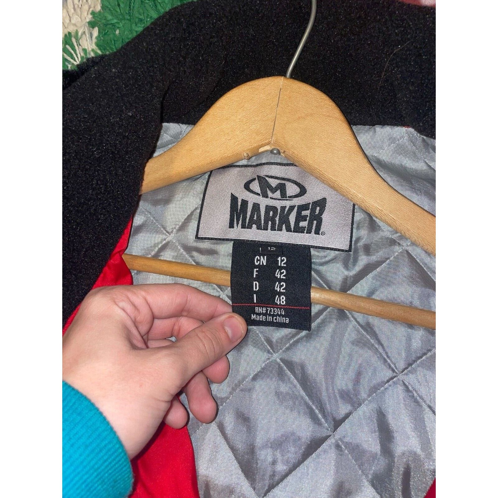 Vintage Womens Marker Ski Jacket Skiwear Skiing Insulated Coat 12 Size XL / US 12-14 / IT 48-50 - 7 Thumbnail