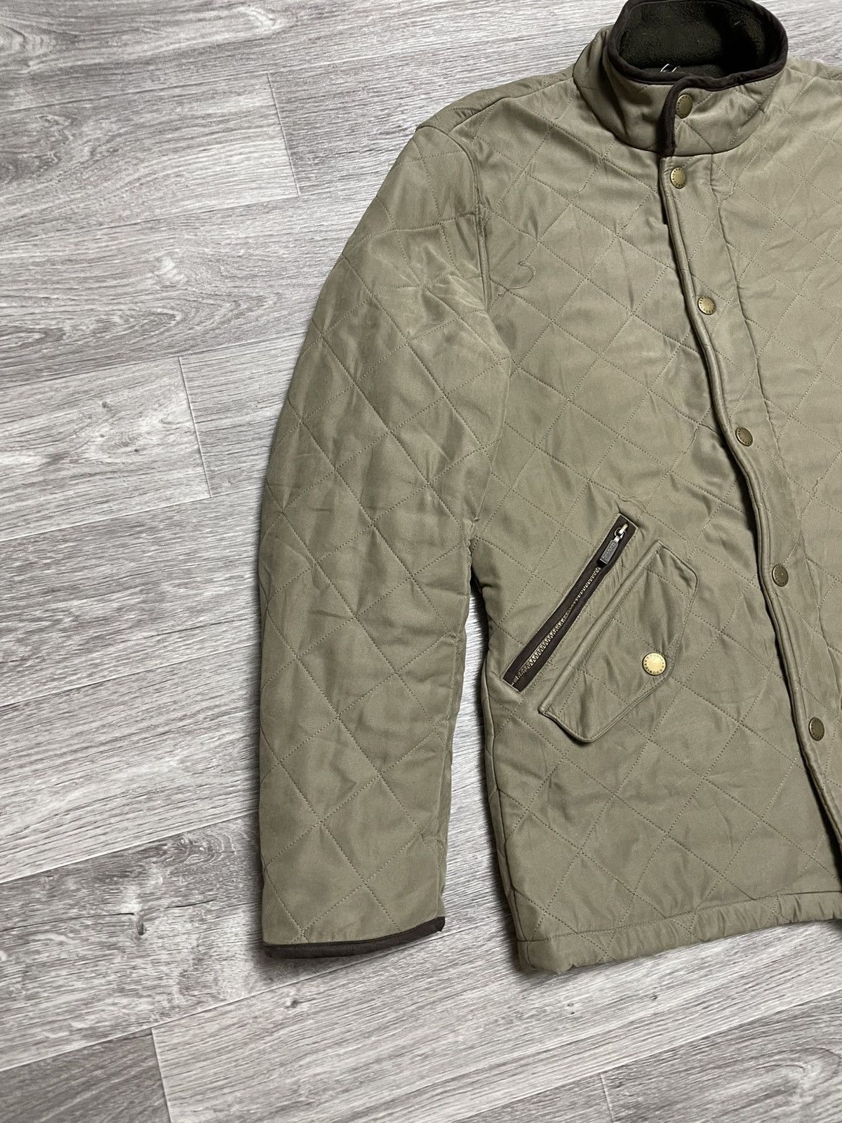 Barbour Vintage Barbour Bowden Fleece Lined Quilted Jacket Size US L / EU 52-54 / 3 - 4 Thumbnail