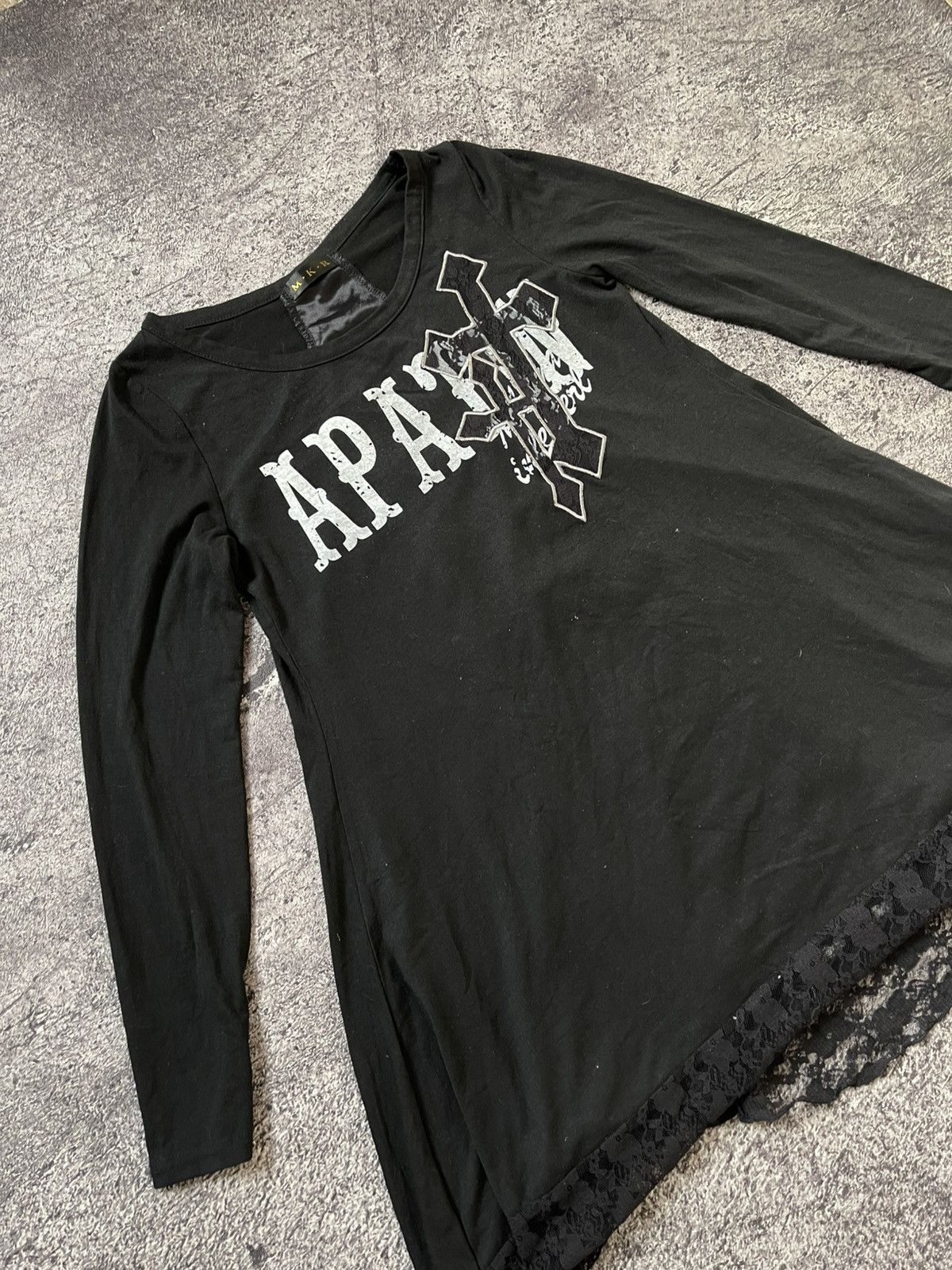 Japanese Brand Y2K M•K•R ifsixwasnine cross dress longsleeve Size M / US 6-8 / IT 42-44 - 2 Thumbnail