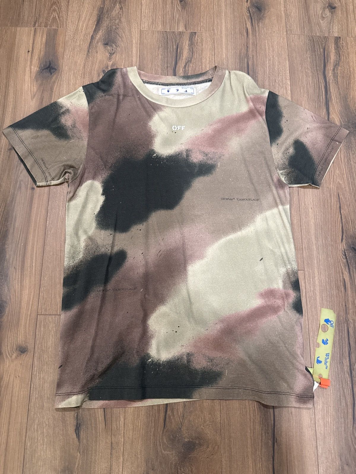 Off-White Off White Camo T Shirt Size US M / EU 48-50 / 2 - 1 Thumbnail
