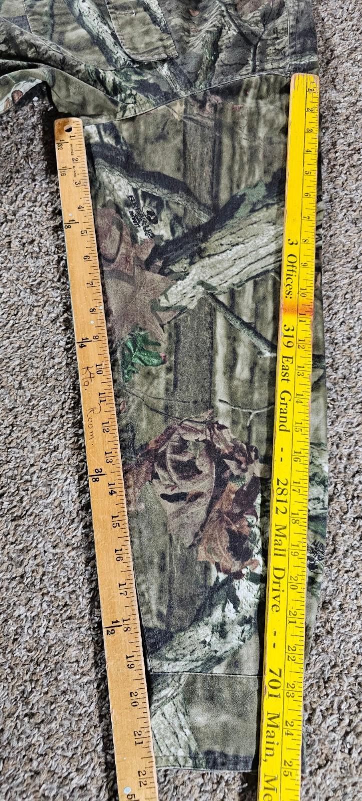 Mossy Oaks MossyOak Camo Mens L 42/44 Break Up Infinity Button Up Shirt Size ONE SIZE - 4 Thumbnail