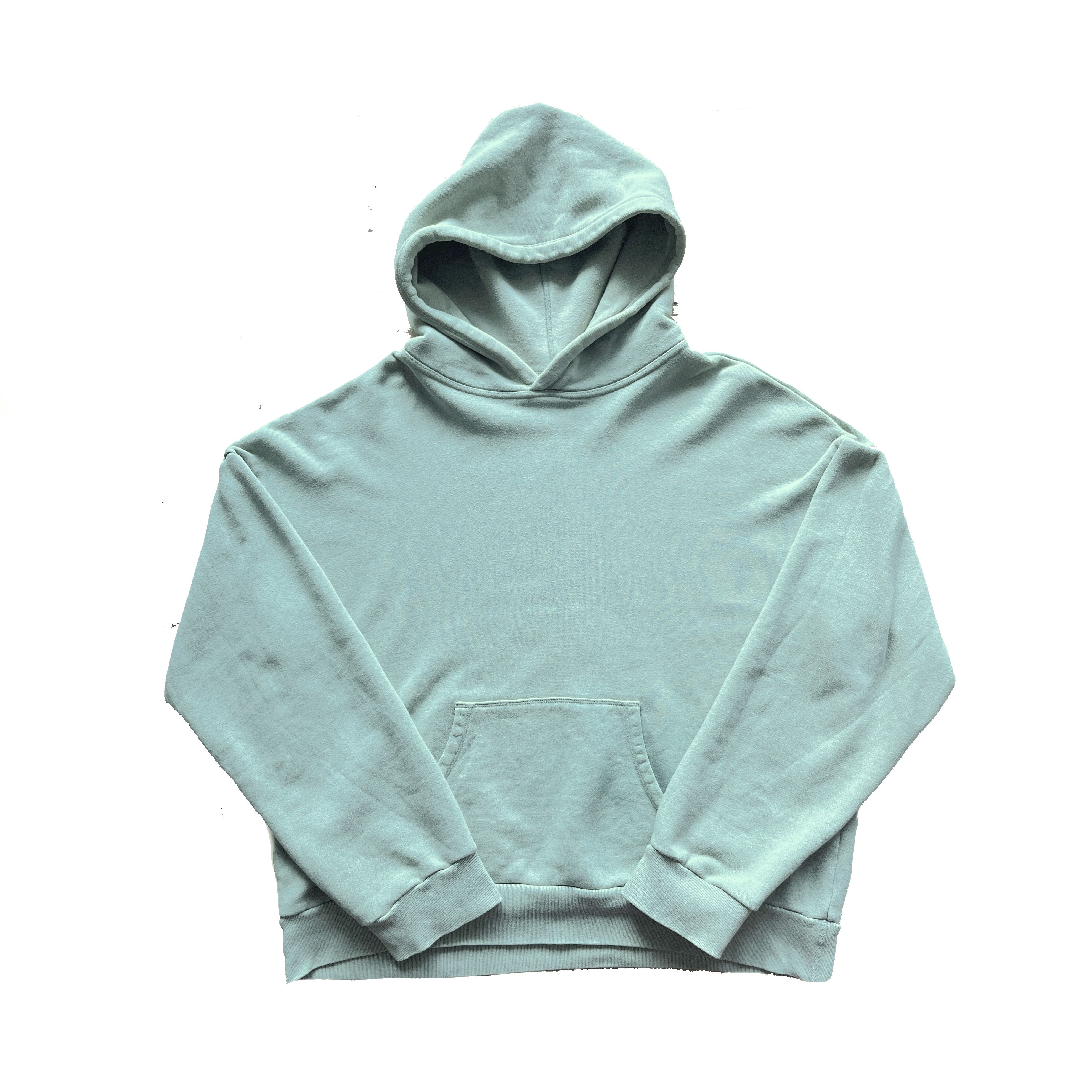 image of Unused Us1527 Sage Green Oversized Hoodie, Men's (Size Small)