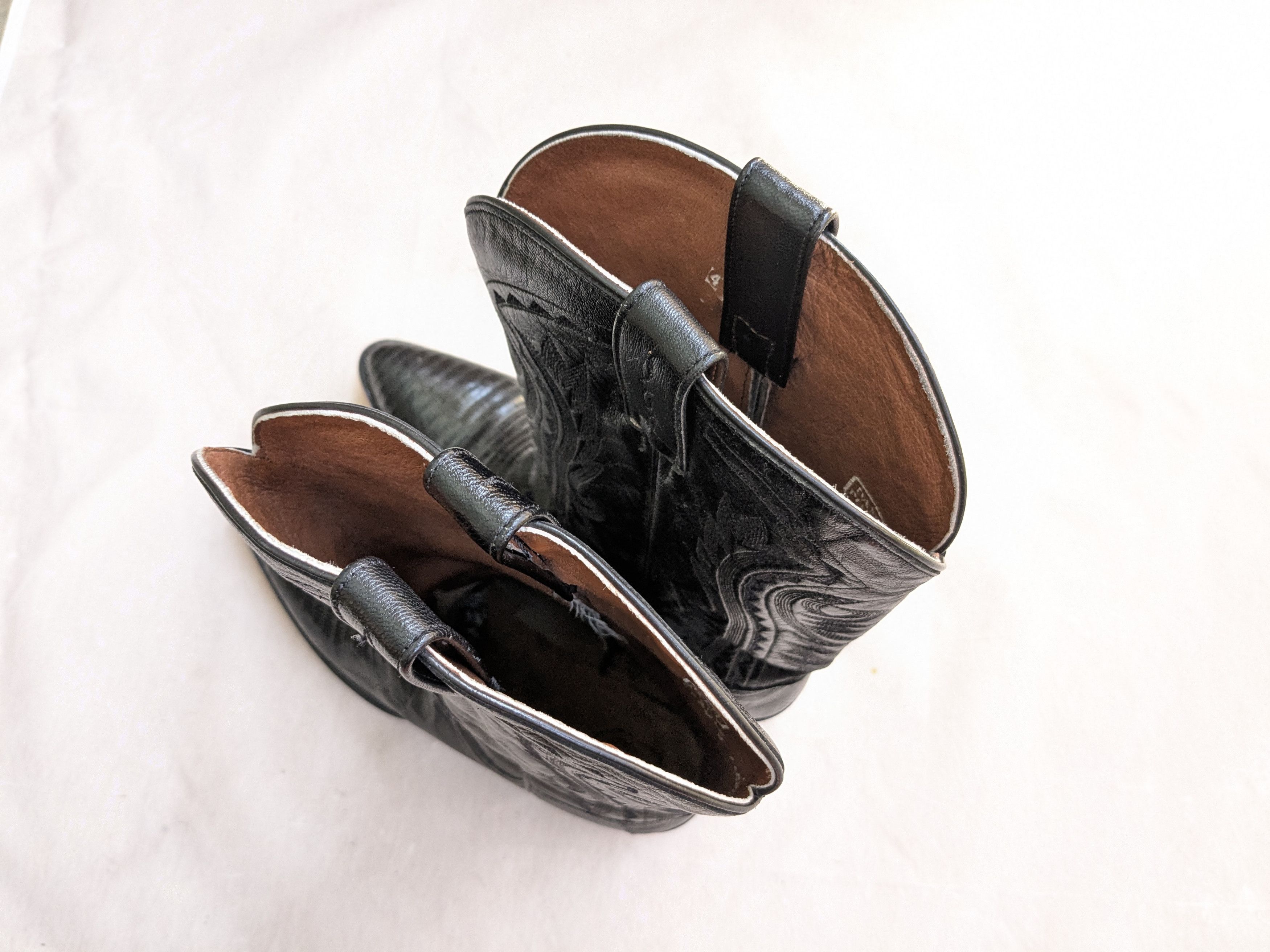 Dan Post Dan Post Cowboy Boots Lizard Black 10.5 D USA Western Size US 10.5 / EU 43-44 - 11 Thumbnail