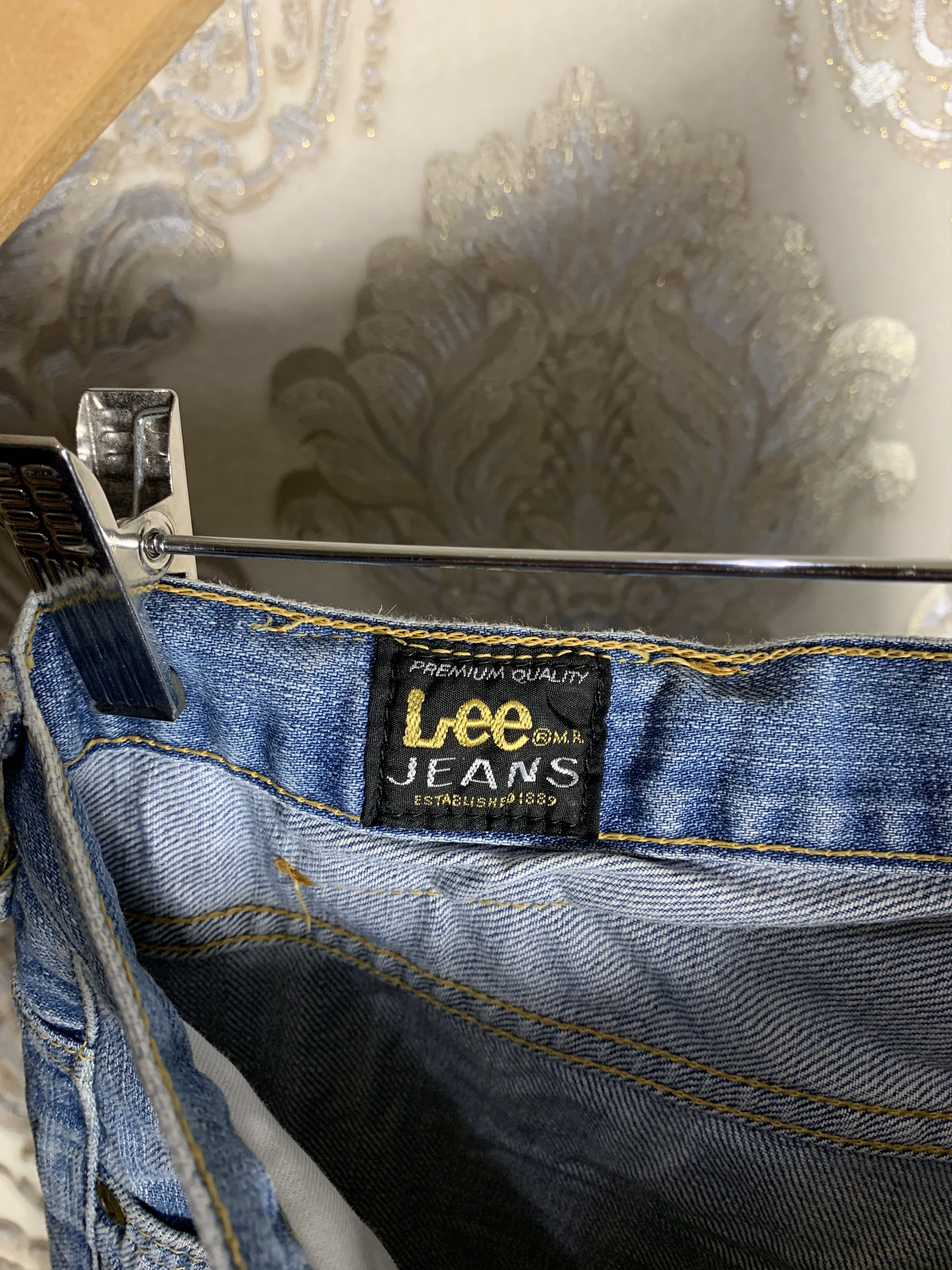 Lee VINTAGE LEE PREMIUM QUALITY DENIM BAGGY JEANS 90s Size US 32 / EU 48 - 7 Thumbnail