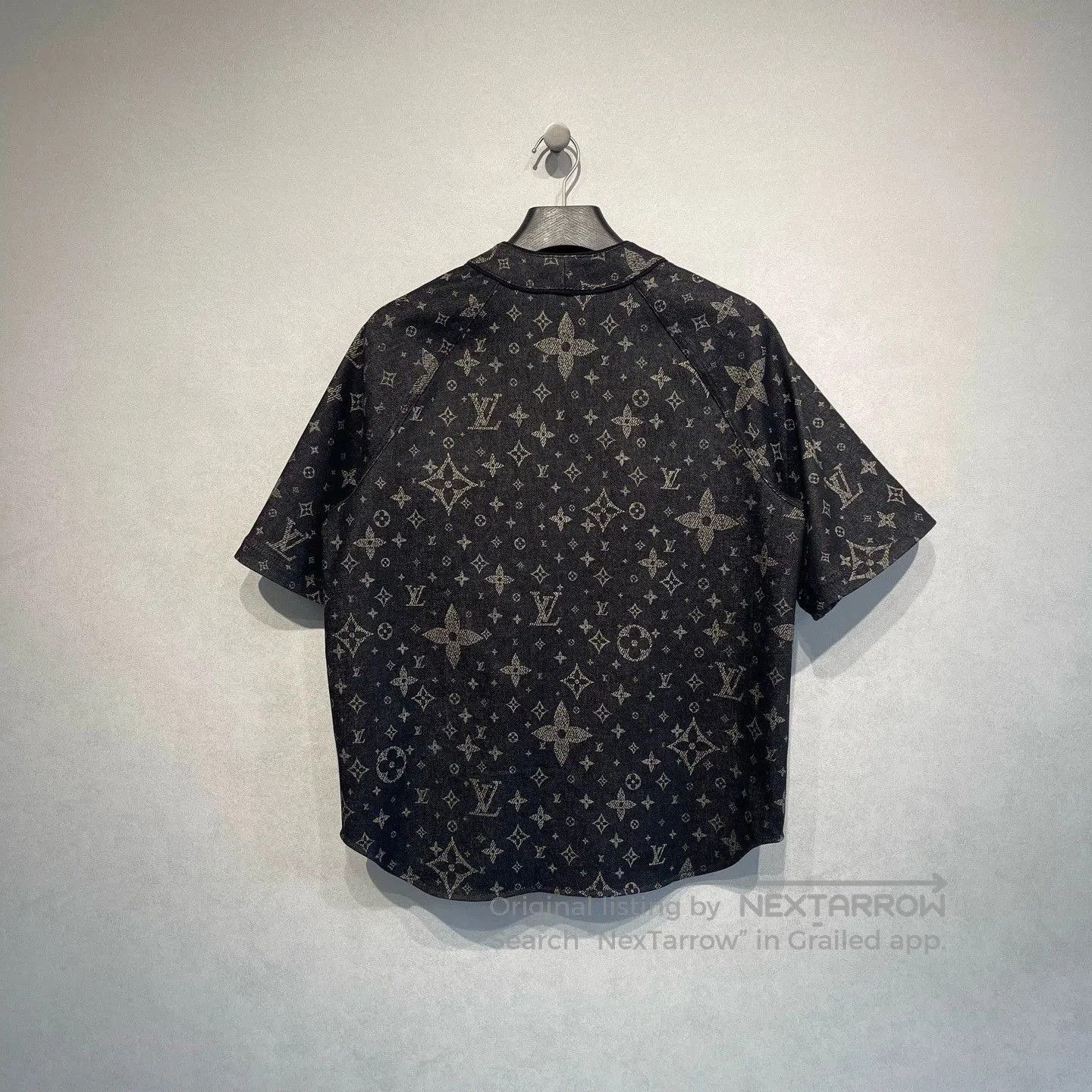 Louis Vuitton LV Monogram Denim Short Sleeve Shirt. Size US L / EU 52-54 / 3 - 2 Thumbnail