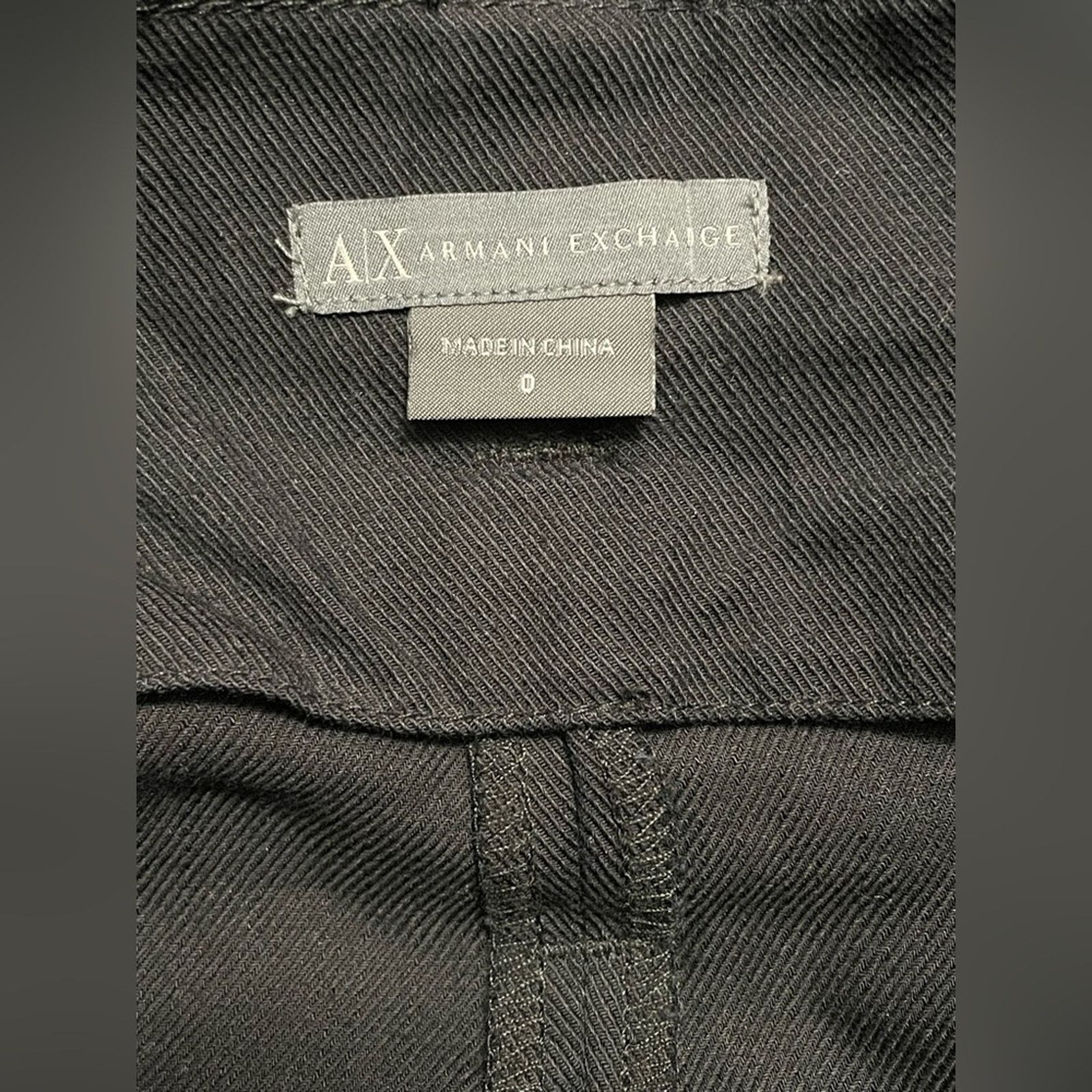 Armani Exchange Armani Exchange Black Cotton Skirt Belt Size 0 Size 25" / US 0 / IT 36 - 5 Thumbnail