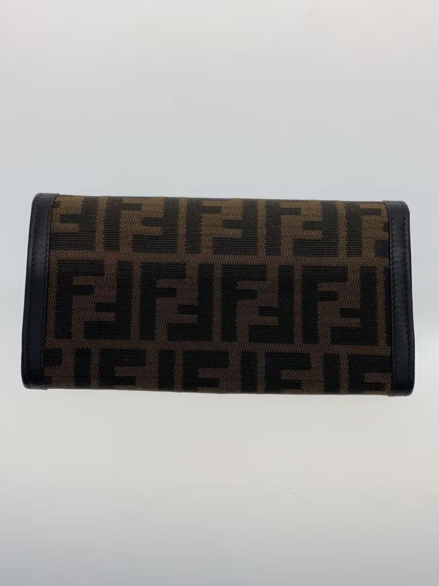 Fendi Fendi Canvas Long Wallet Brown Size ONE SIZE - 2 Thumbnail
