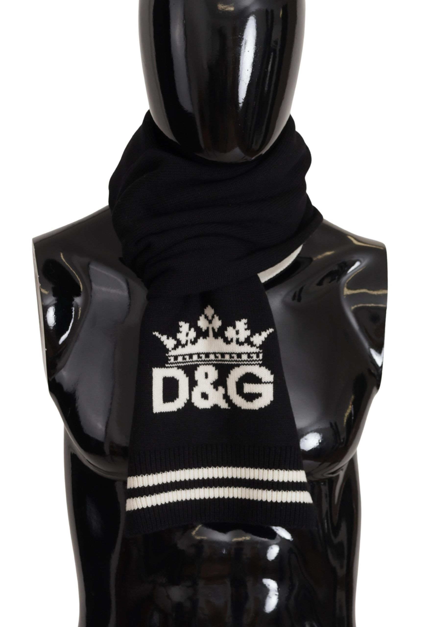 Dolce & Gabbana Elegant Cashmere Men's Scarf Men's Wrap Size ONE SIZE - 1 Thumbnail