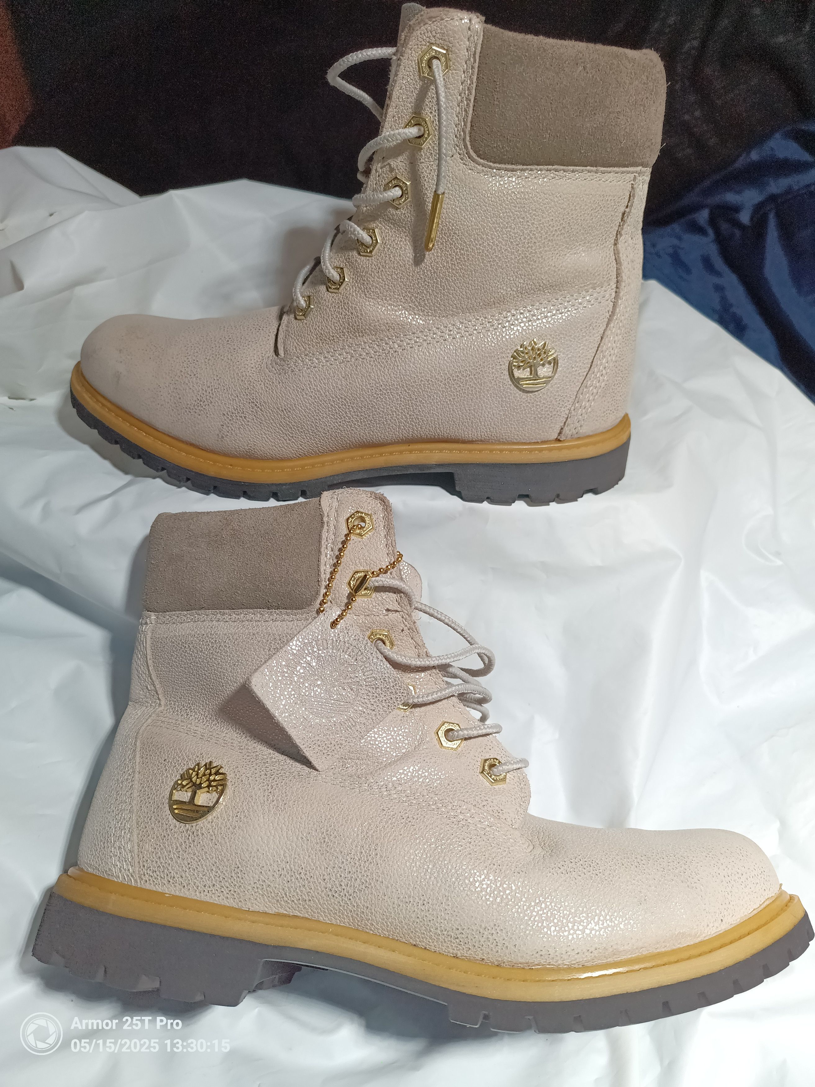 Timberland Timberland Boots Women's size 9 Gold Silver Size US 9 / IT 39 - 1 Thumbnail