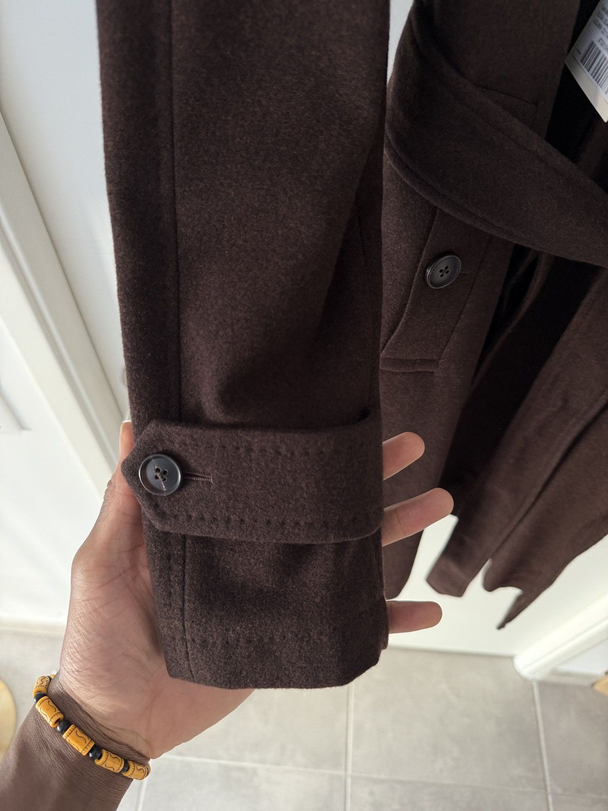 Suitsupply Suitsupply Brown Belted Overcoat Size US XL / EU 56 / 4 - 6 Thumbnail