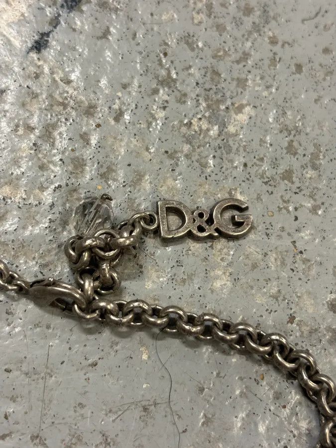 Dolce & Gabbana Dolce & Gabbana Silver Metal Charm Necklace Size ONE SIZE - 4 Thumbnail