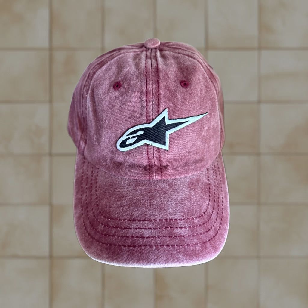 Alpinestars Alpinestars Hat Cap Strapback Mens One Size red Adjustable Logo Moto NEW NWOT Size ONE SIZE - 1 Thumbnail