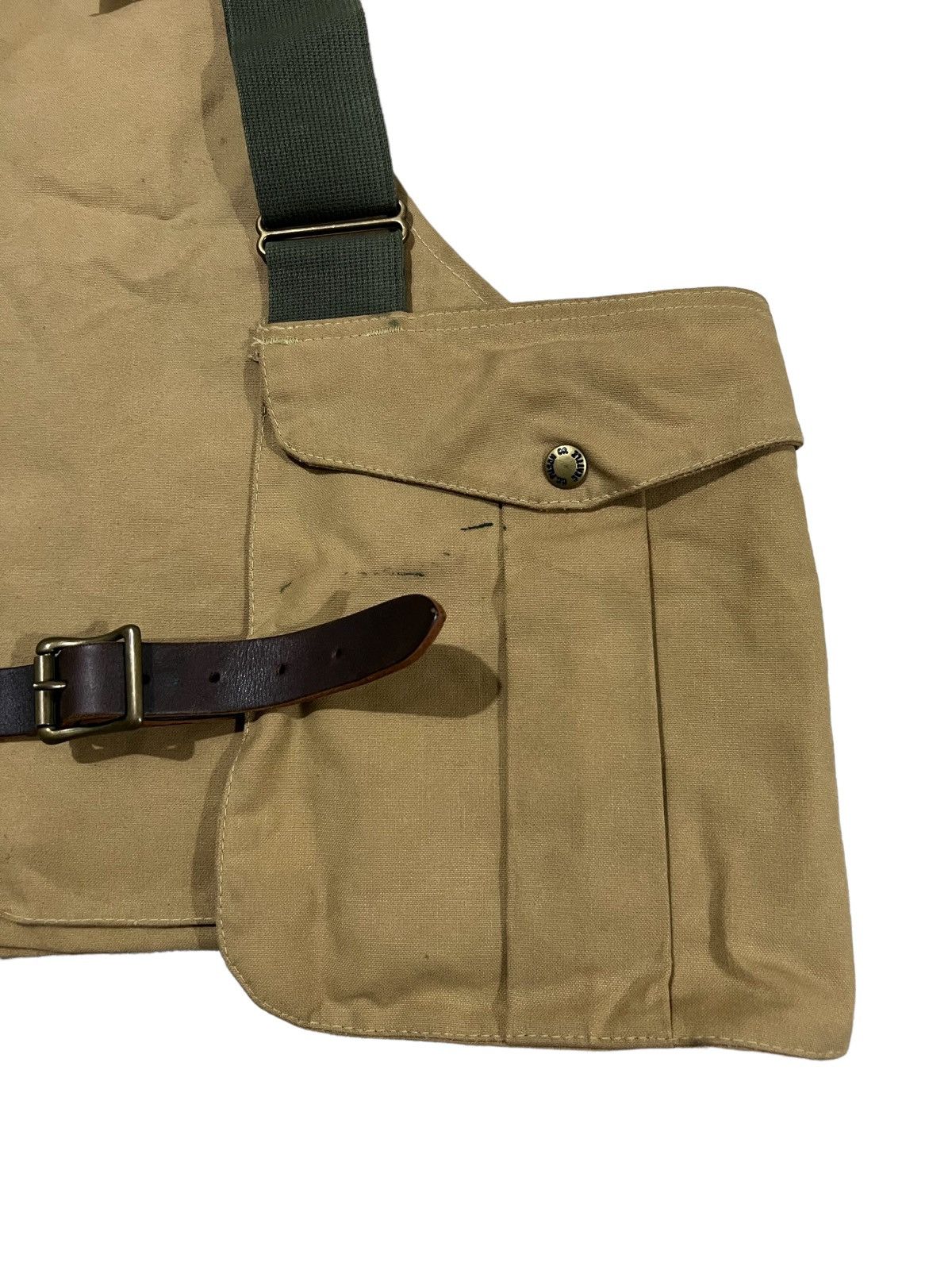 Filson RARE🔥OG Filson 🇺🇸 Tin Cloth Game Bag Waxed Vest Size ONE SIZE - 3 Thumbnail