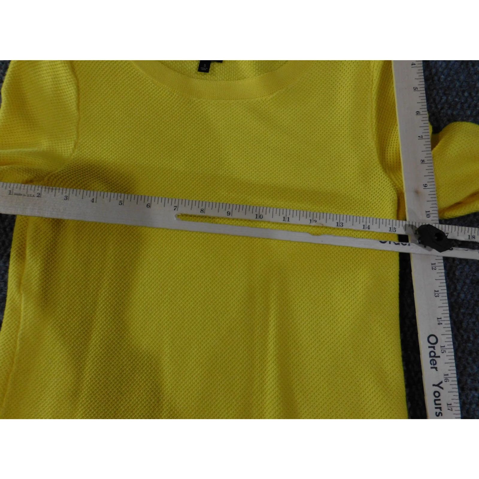 Talbots Talbots sweater womens Small yellow knit buttons stretch pullover Size S / US 4 / IT 40 - 5 Thumbnail