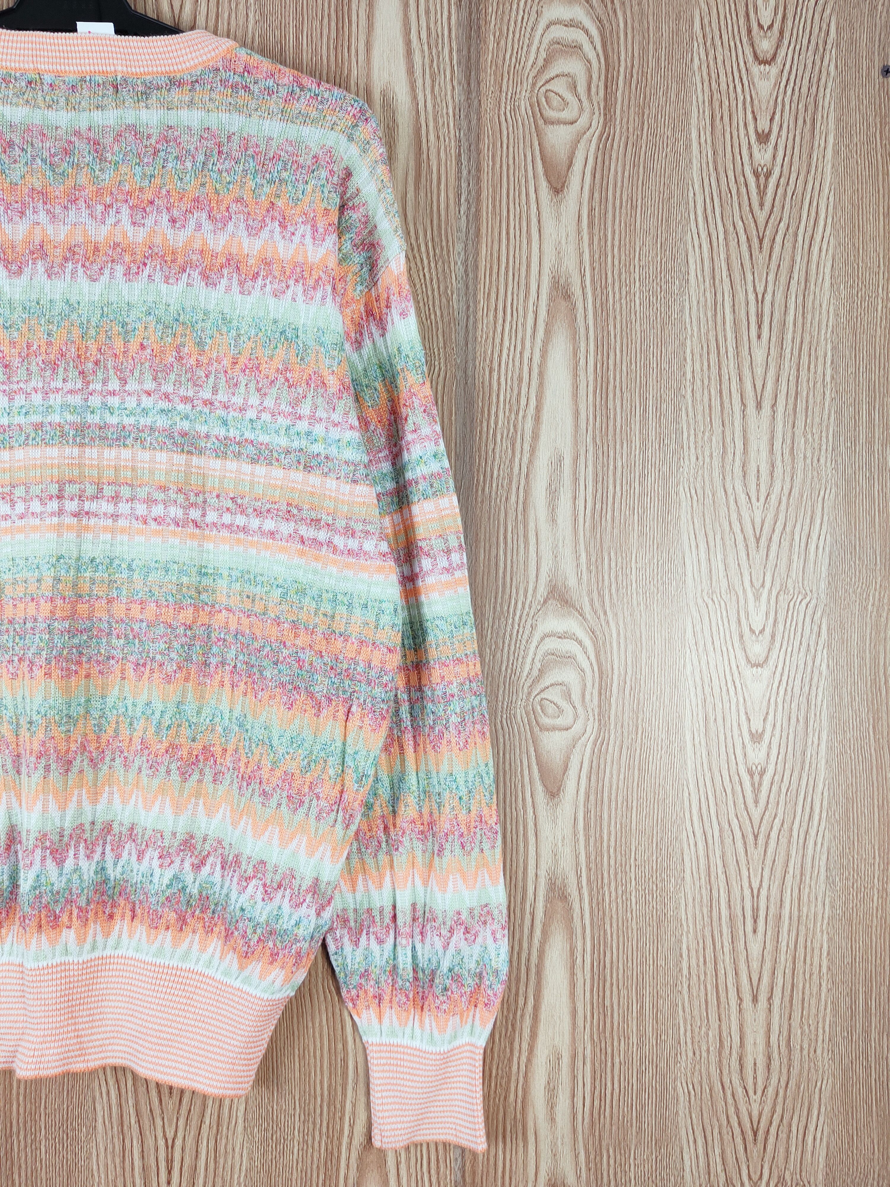 Japanese Brand Black & White made in japan Knitwear Sweatshirts #W162 Size US L / EU 52-54 / 3 - 10 Thumbnail