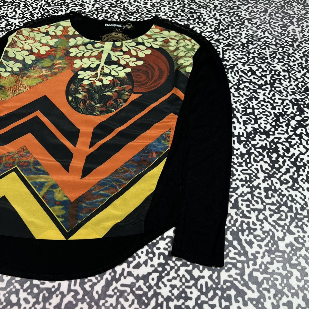 Desigual Vintage Y2K Desigual X Christian Lacroix Abstract Longsleeve Size S / US 4 / IT 40 - 14 Thumbnail