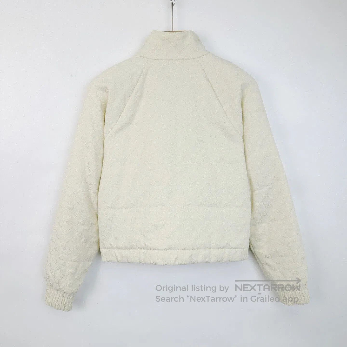 Gucci white gucci double g logo zip jacket. Size US M / EU 48-50 / 2 - 2 Thumbnail