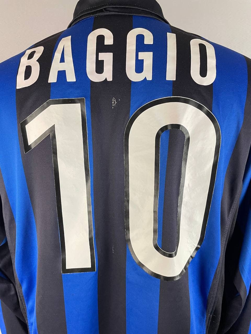 Nike Nike Vintage Long Sleeve Tee T Shirt Inter Milan 10 Baggio Size US XL / EU 56 / 4 - 15 Thumbnail