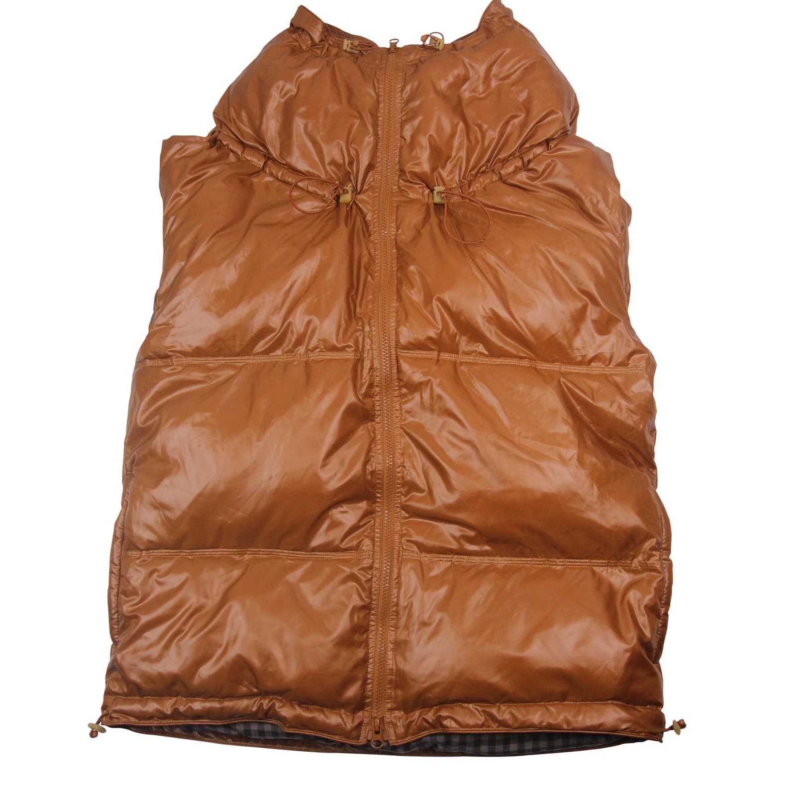 image of NWT Adidas x Stella Mccartney Sample Puffer Vest in Tan, Women's (Size Small)