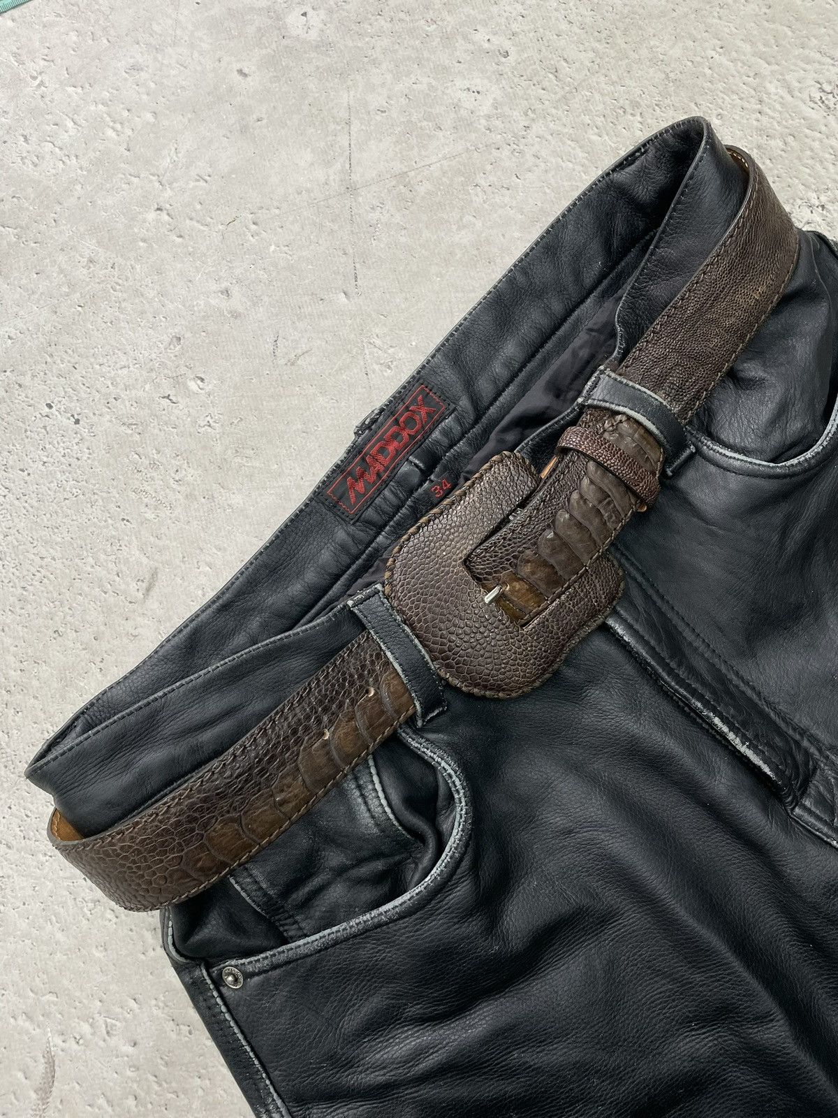 Hysteric Glamour Reptiles House kmrii style leather ostrich belt vintage Size ONE SIZE - 1 Thumbnail