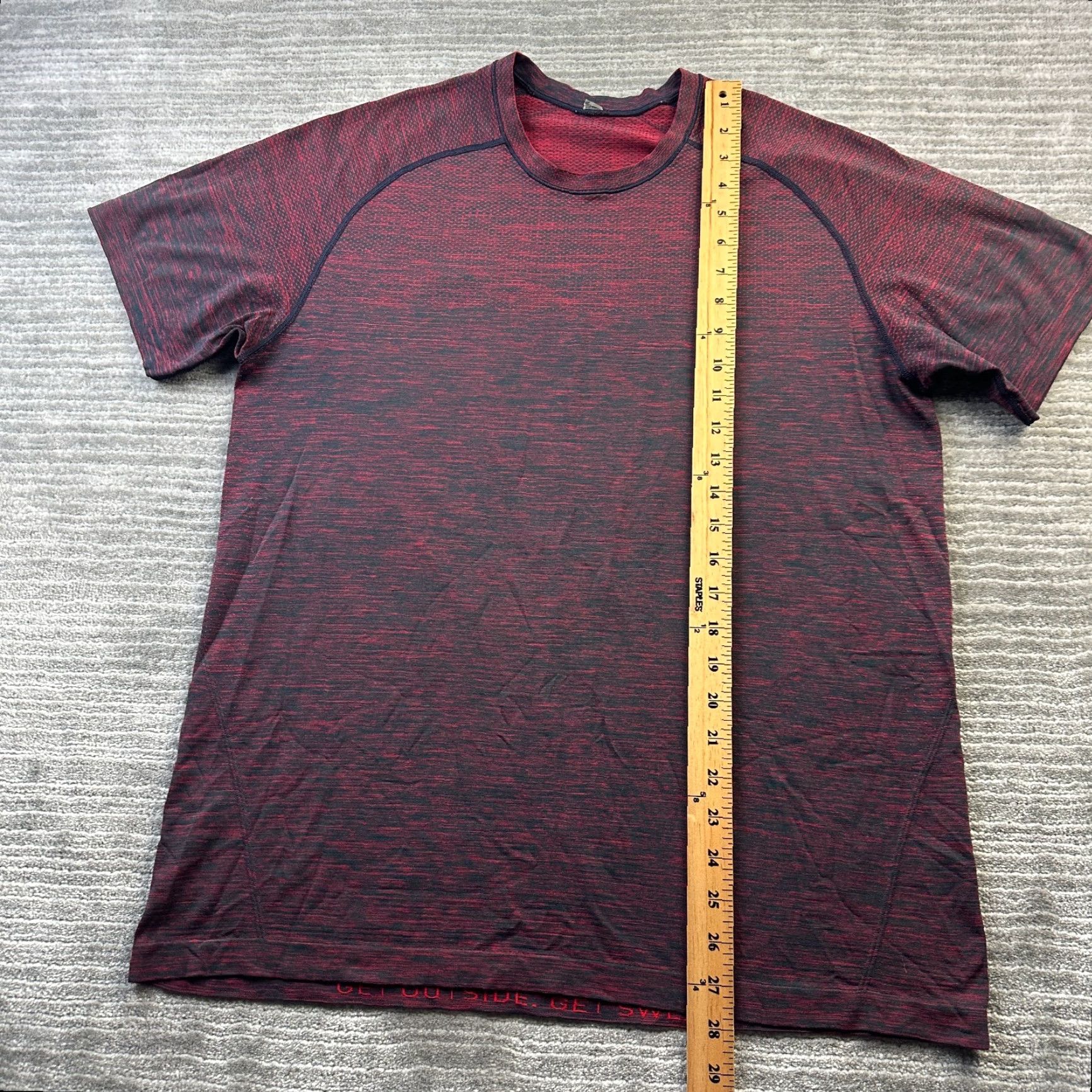Lululemon Lululemon Shirt Mens L Red Metal Vent Tech Short Sleeve Gym Breathable Quick Dry Lightweight Athletic Conference Size US L / EU 52-54 / 3 - 7 Thumbnail