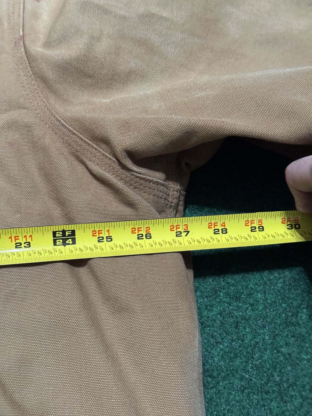 Carhartt Vintage 90s Carhartt J140 Canvas Full Zip Work Wear Jacket Size US XL / EU 56 / 4 - 4 Thumbnail