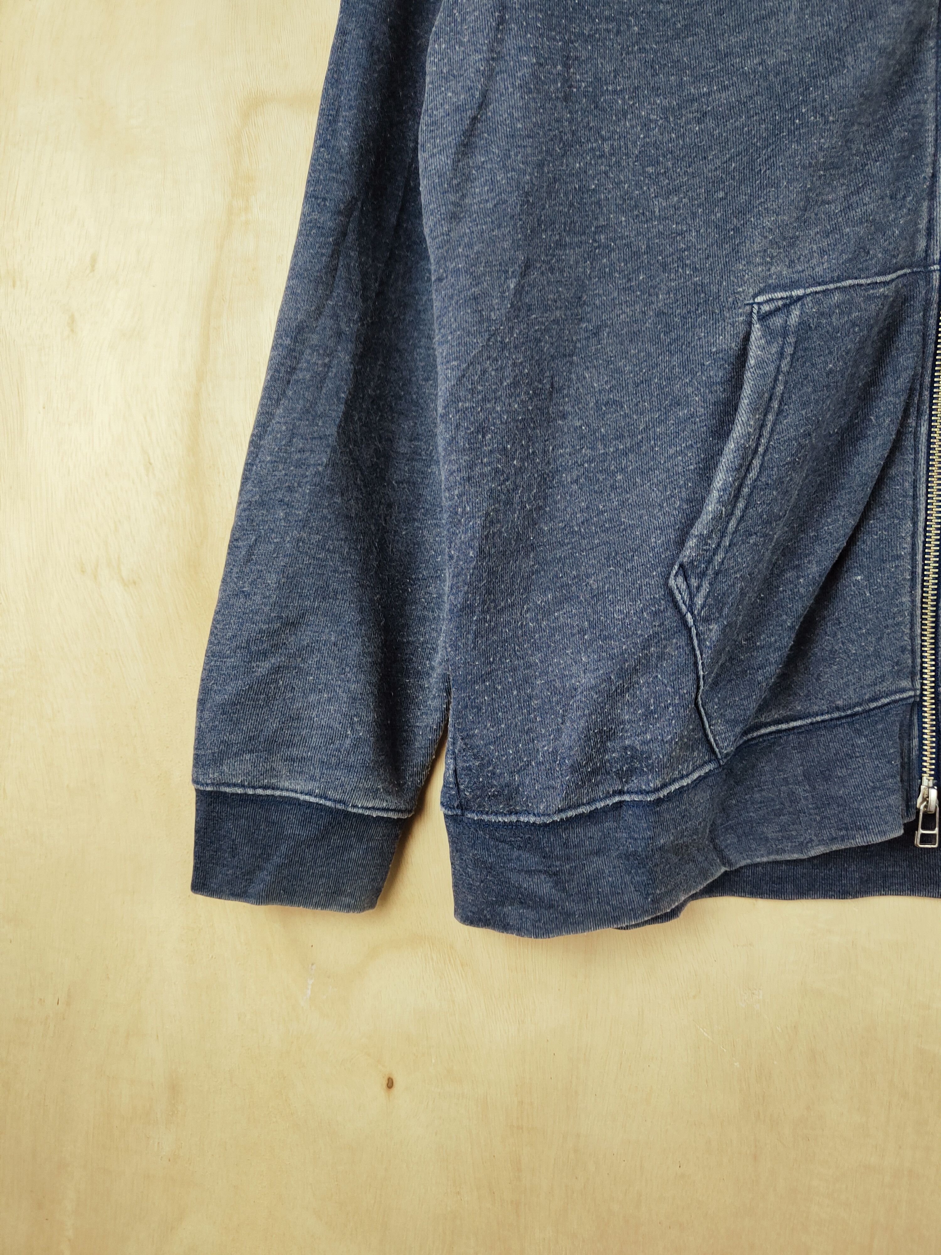 Japanese Brand × Vintage Vintage Beams Dark Blue Faded Hoodie Sweaters Size US L / EU 52-54 / 3 - 4 Thumbnail