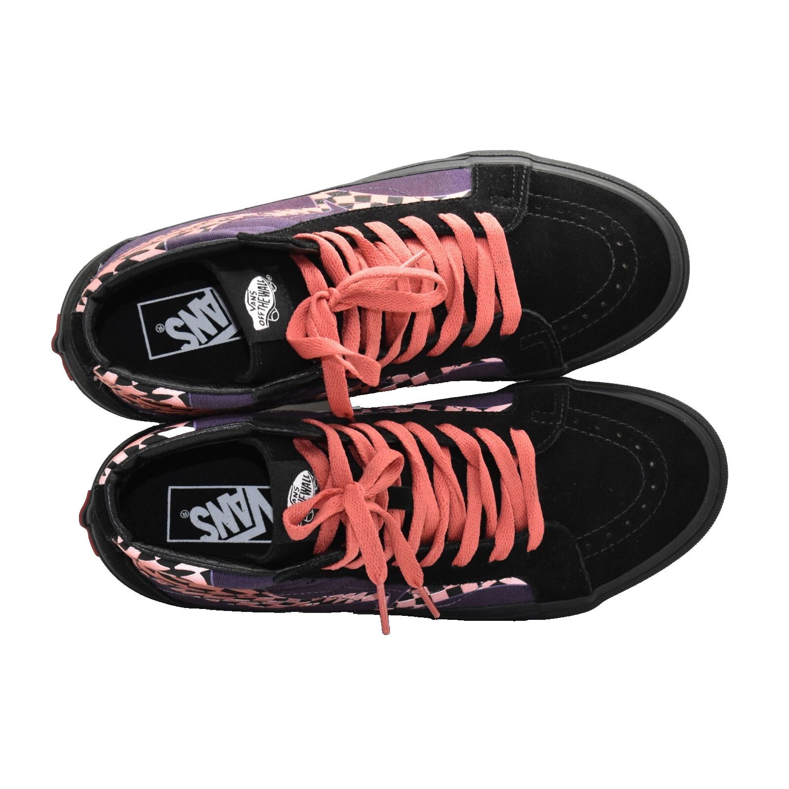 Vans NEW VANS SK8 Hi Reissue Black Pink Purple Skateboard Shoes 8 Size US 8 / EU 41 - 4 Thumbnail