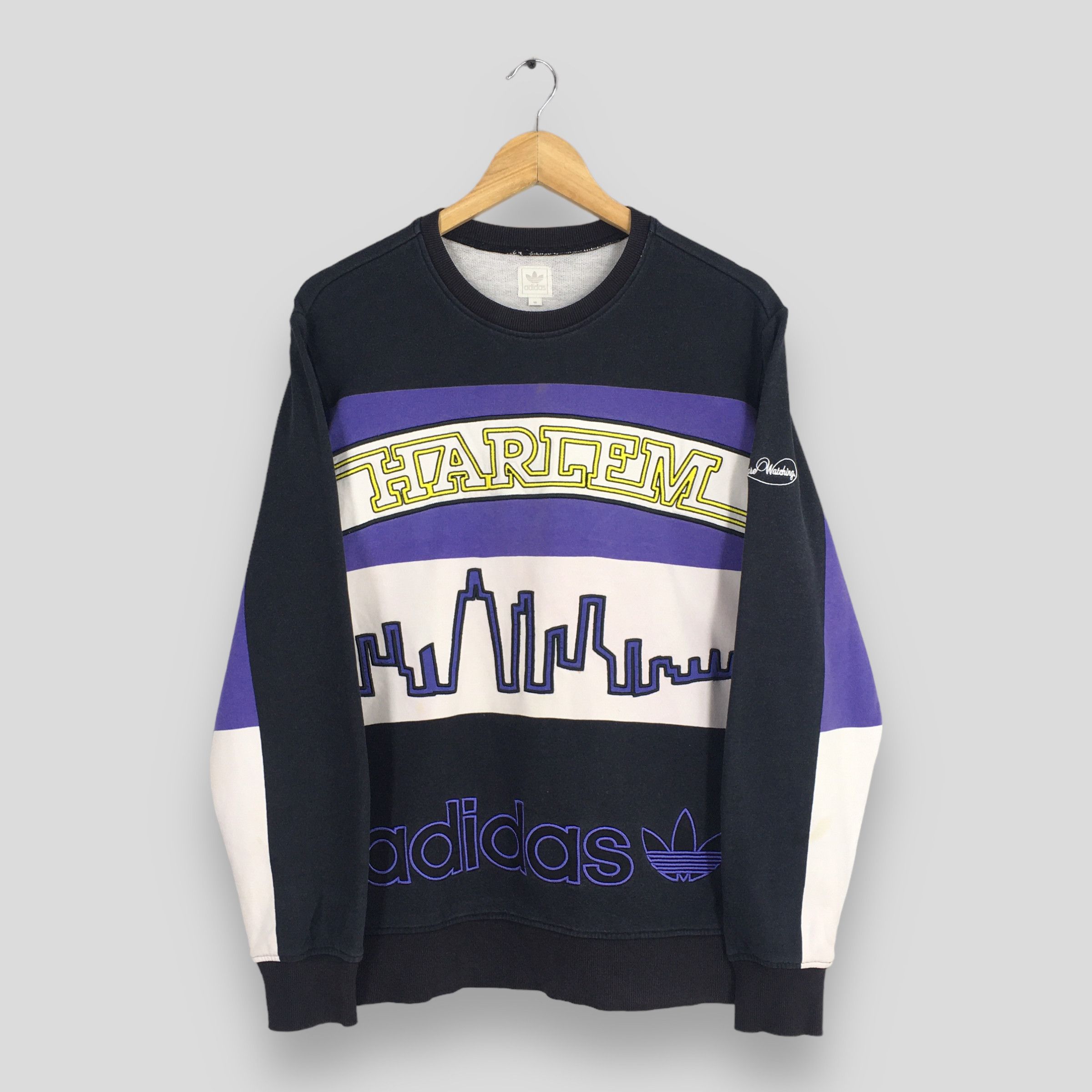 image of Vintage Adidas Harlem New York City Sweatshirt Medium, Men's