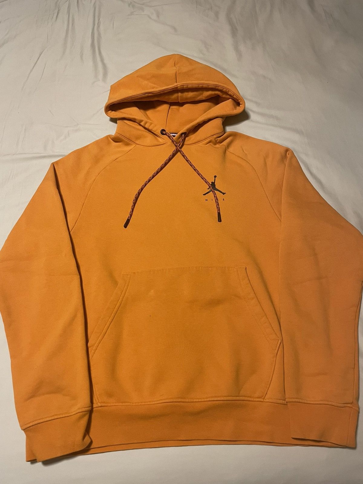 Nike JORDAN JUMP MAN ORANGE HOODIE | Grailed